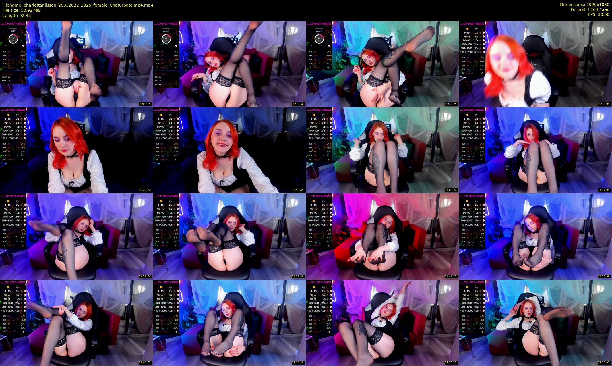 charlottanilsson — 3 minute Chaturbate female cam show recording, 1080p, Mar 20, 2022