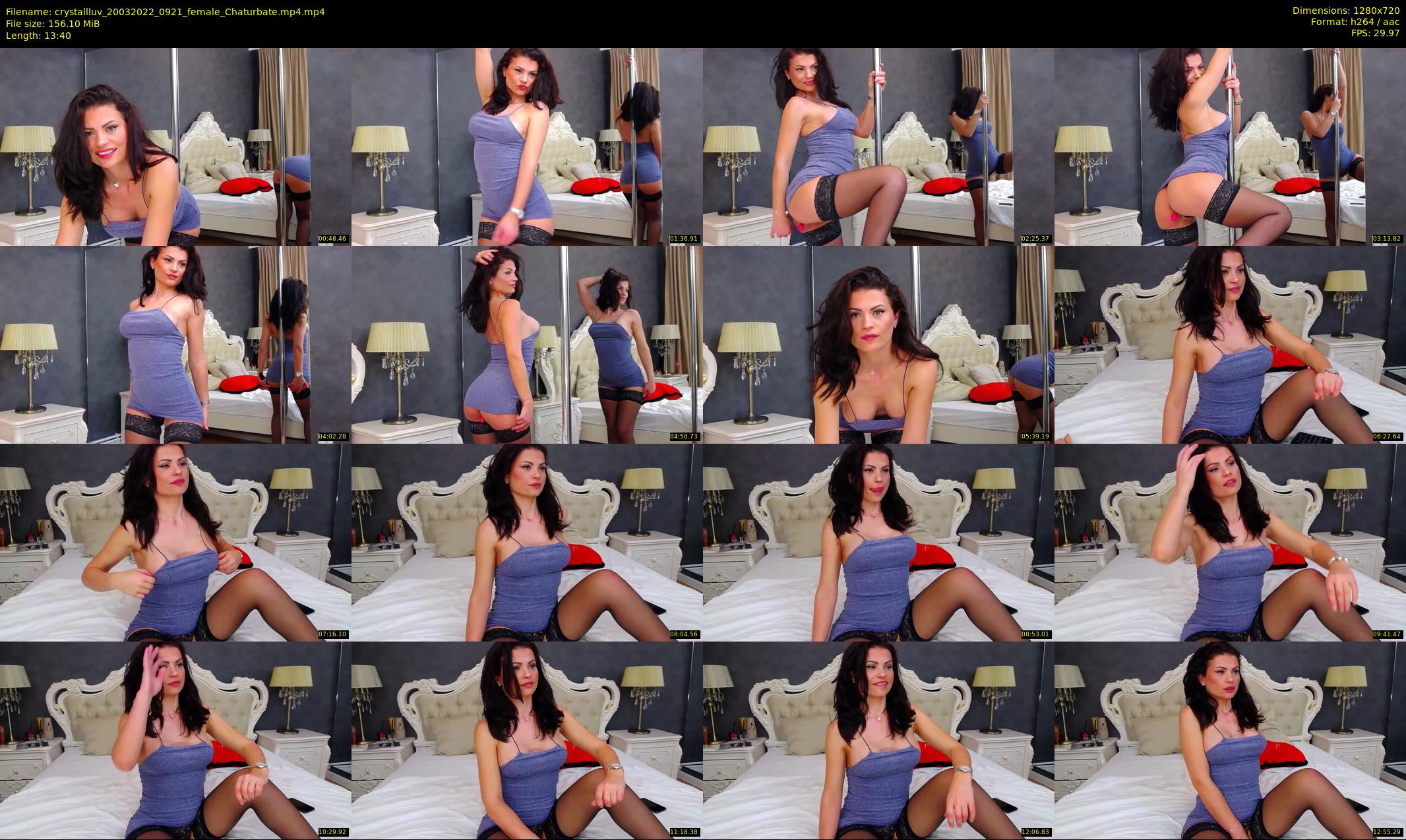 crystallluv — 14 minute Chaturbate female cam show recording, 720p, Mar 20, 2022