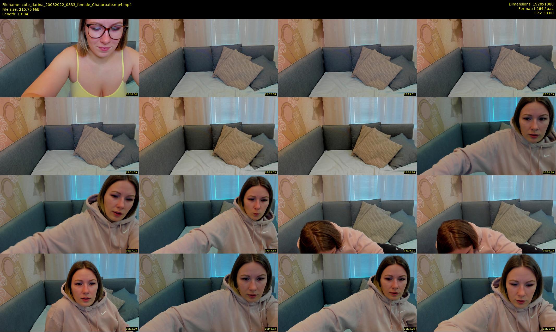 cute_darina — 14 minute Chaturbate female cam show recording, 1080p, Mar 20, 2022