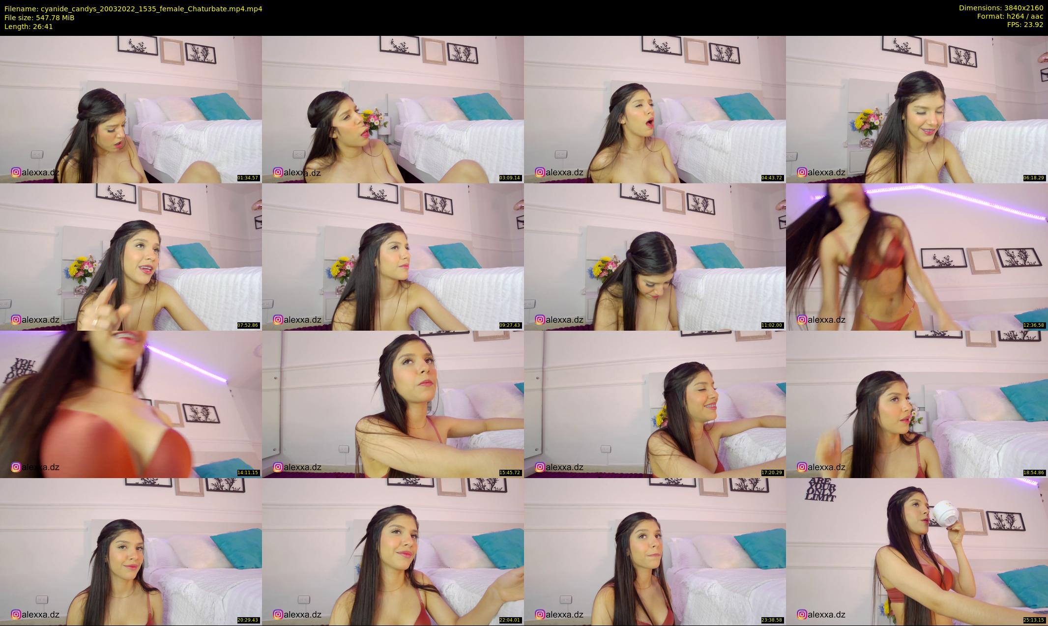cyanide_candys — 27 minute Chaturbate female cam show recording, 4K, Mar 20, 2022
