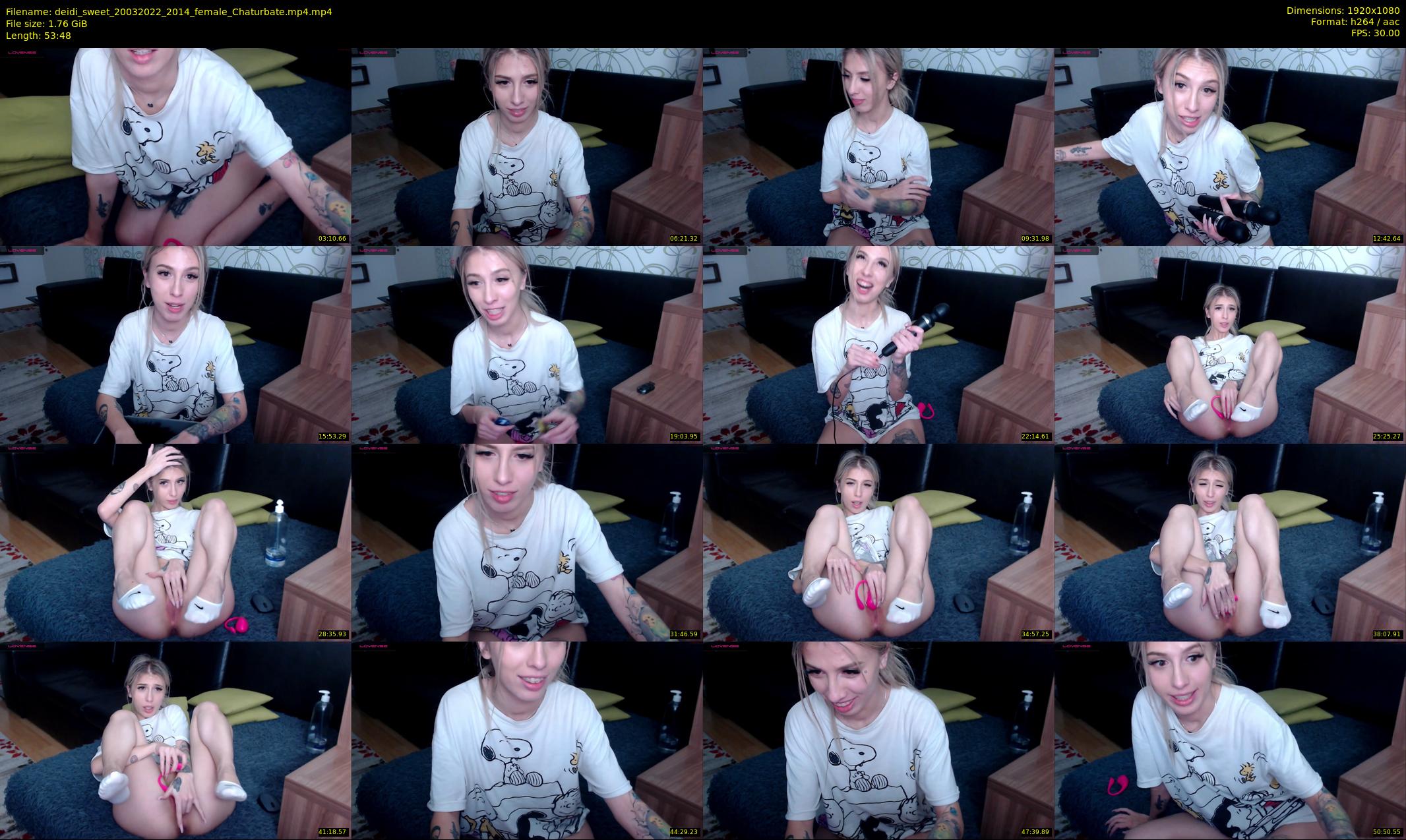 deidi_sweet — 54 minute Chaturbate female cam show recording, 1080p, Mar 20, 2022