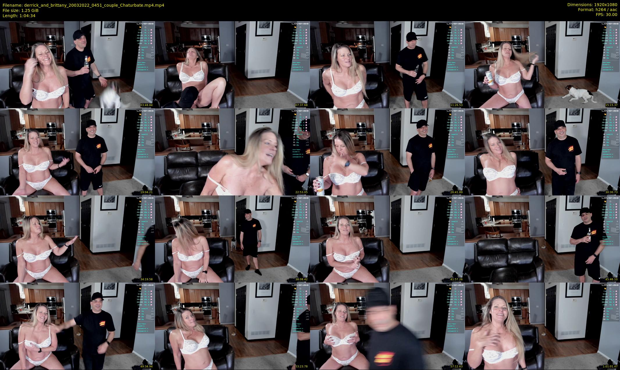 derrick_and_brittany — 65 minute Chaturbate couple cam show recording, 1080p, Mar 20, 2022