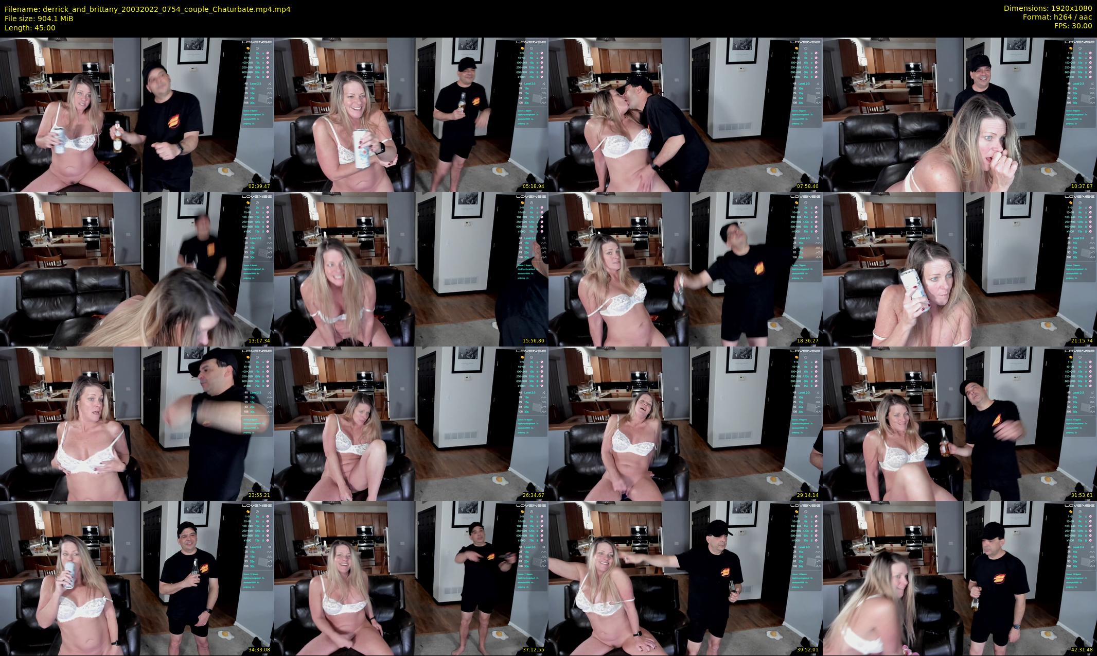 derrick_and_brittany — 45 minute Chaturbate couple cam show recording, 1080p, Mar 20, 2022