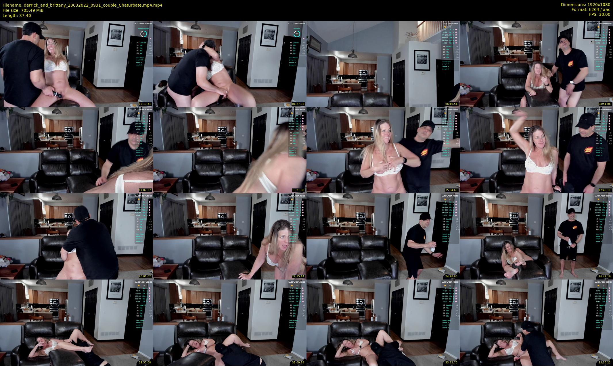derrick_and_brittany — 38 minute Chaturbate couple cam show recording, 1080p, Mar 20, 2022