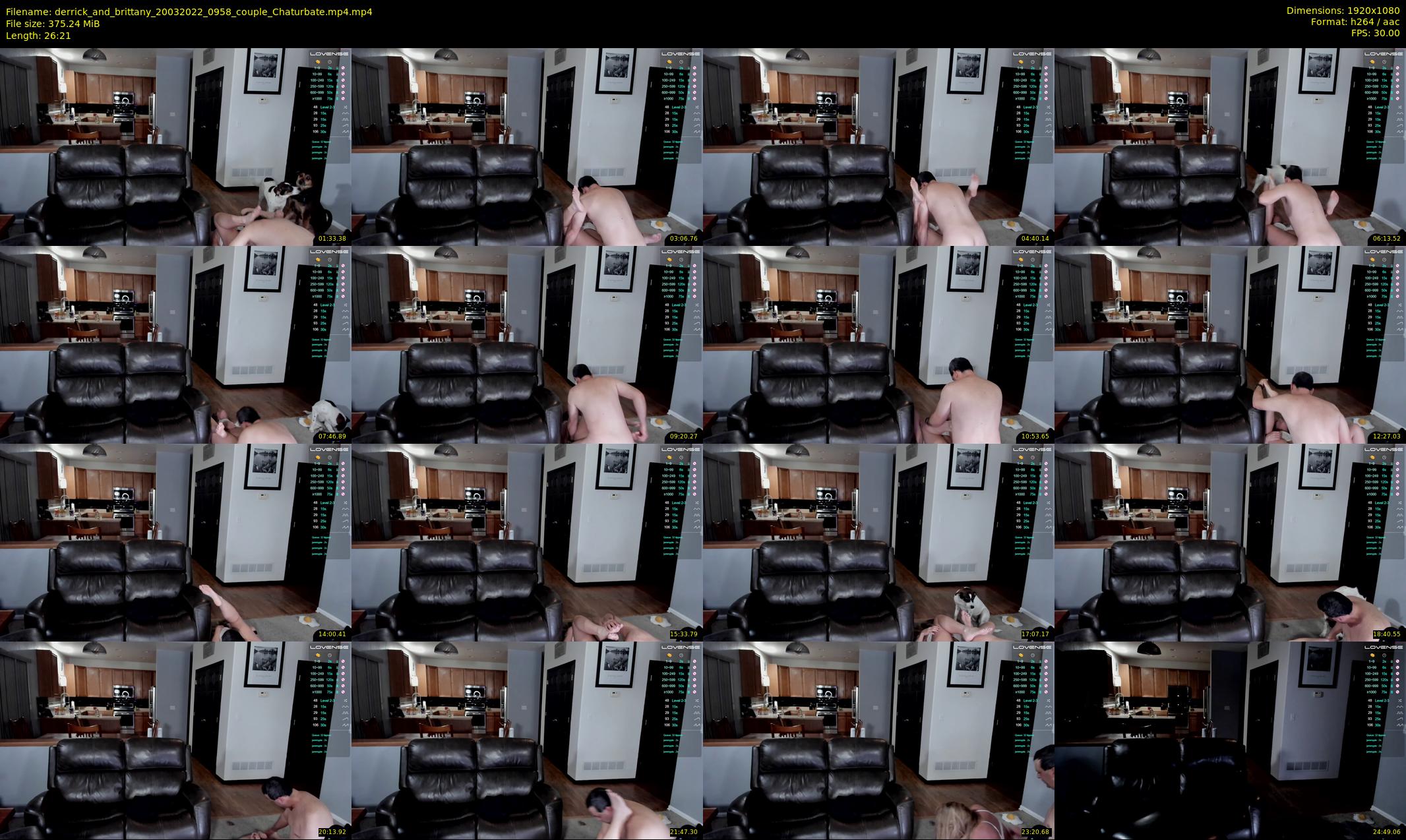 derrick_and_brittany — 27 minute Chaturbate couple cam show recording, 1080p, Mar 20, 2022