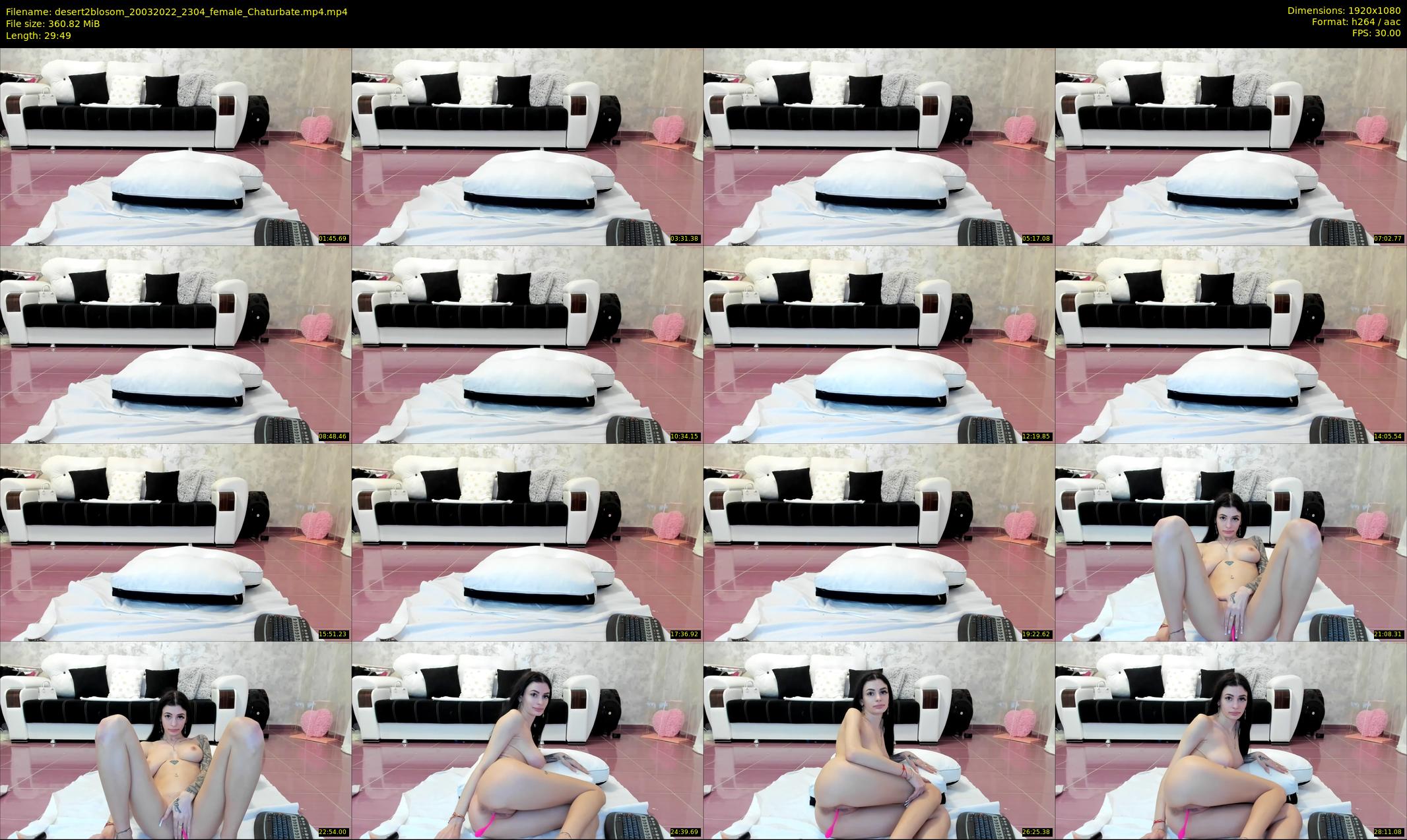 desert2blosom — 30 minute Chaturbate female cam show recording, 1080p, Mar 20, 2022