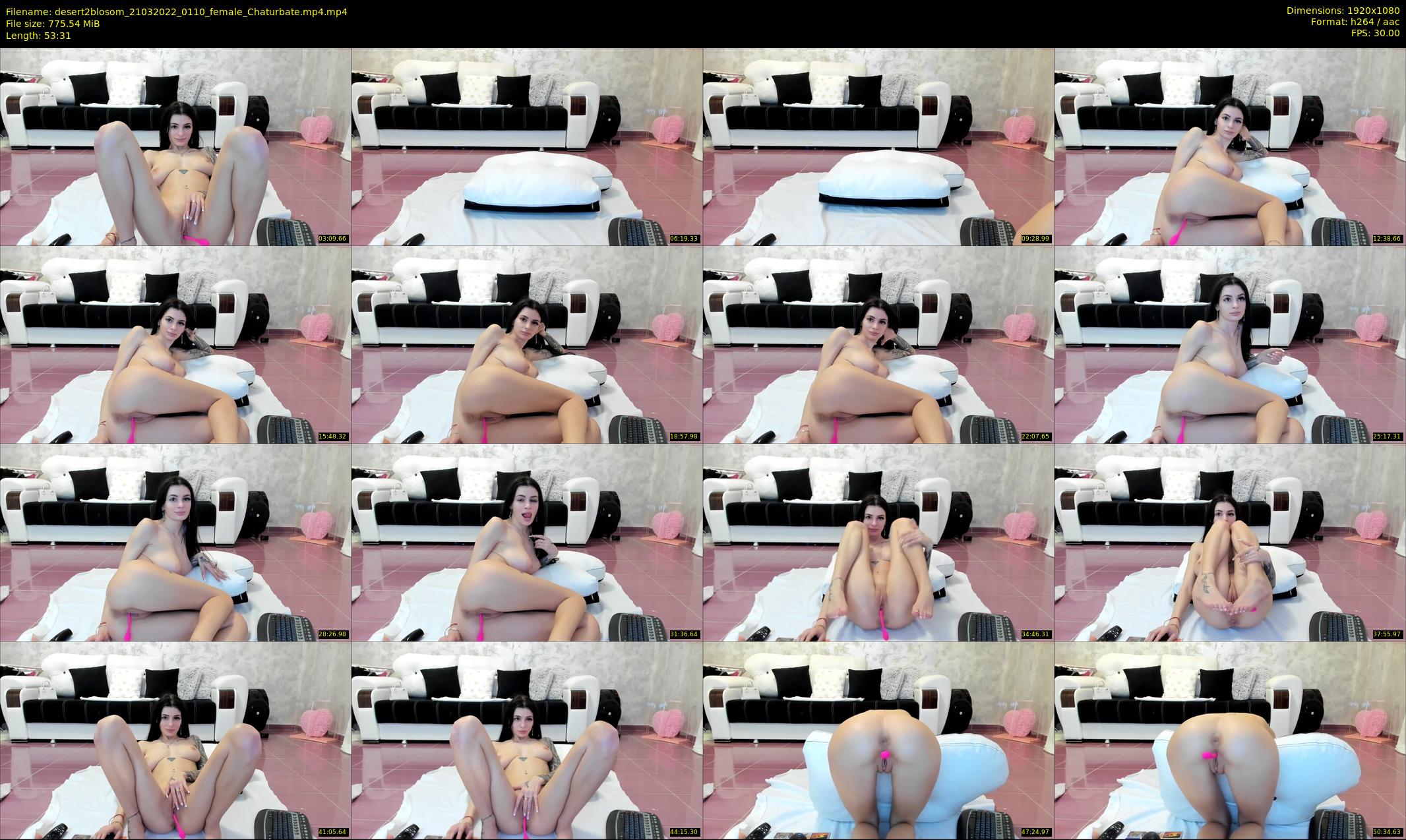 desert2blosom — 54 minute Chaturbate female cam show recording, 1080p, Mar 21, 2022