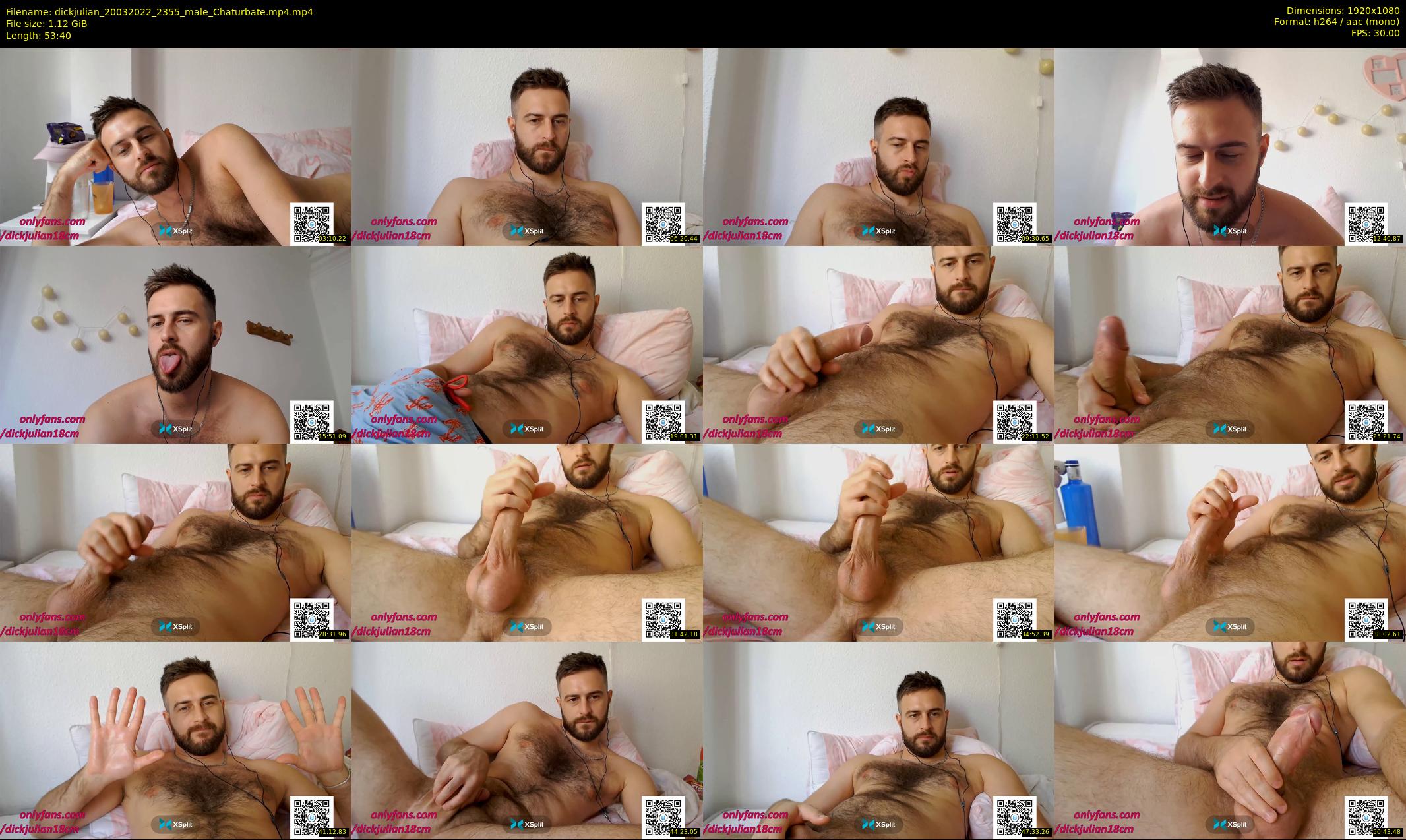 dickjulian — 54 minute Chaturbate male cam show recording, 1080p, Mar 20, 2022