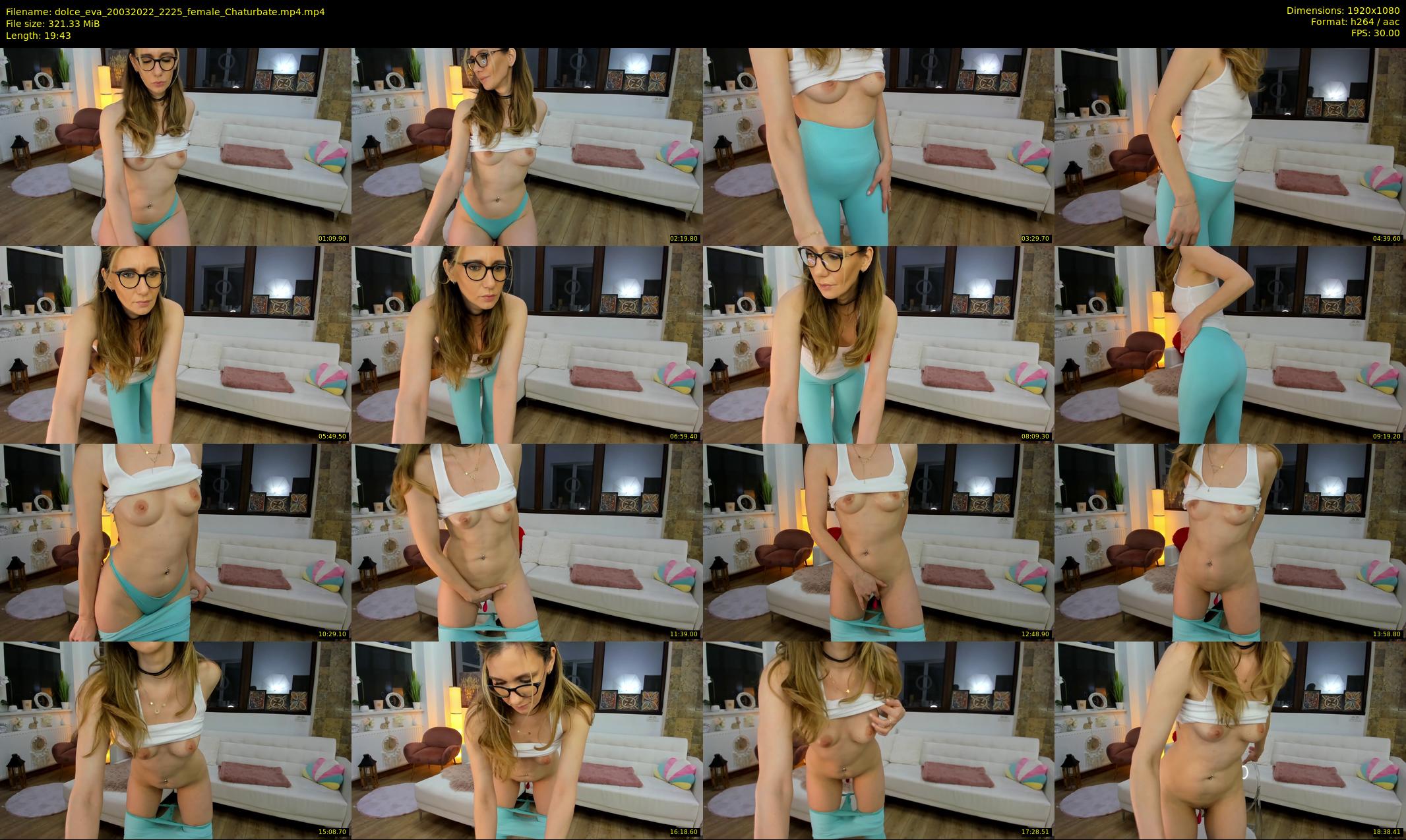 dolce_eva — 20 minute Chaturbate female cam show recording, 1080p, Mar 20, 2022