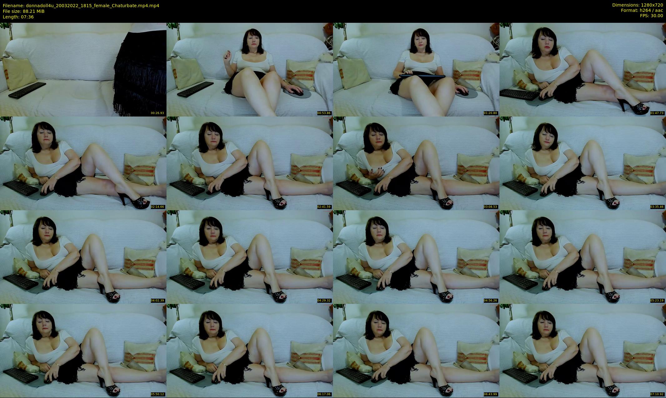 donnadoll4u — 8 minute Chaturbate female cam show recording, 720p, Mar 20, 2022