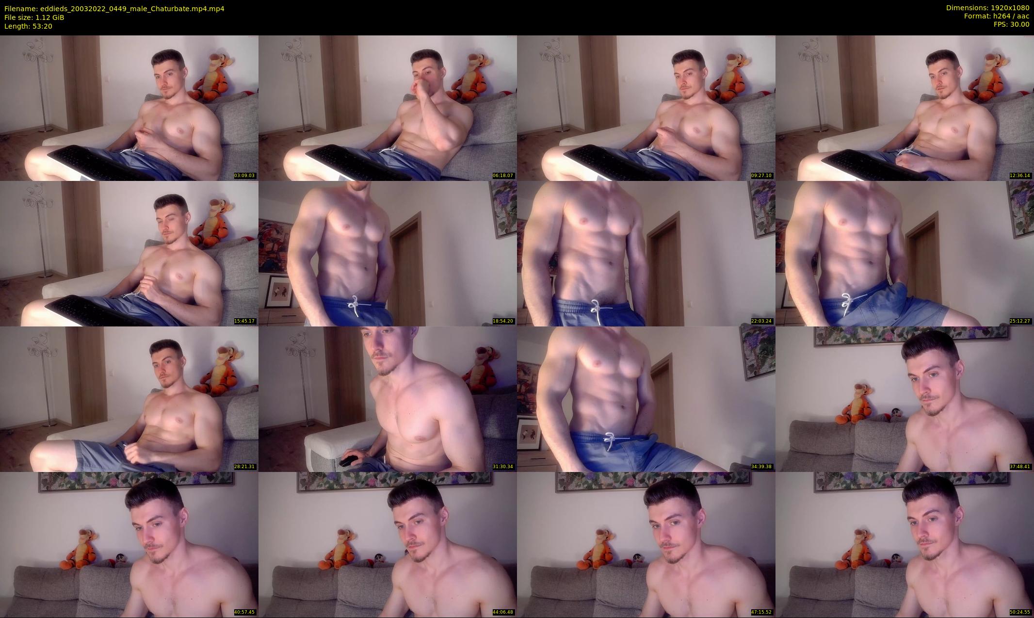 eddieds — 54 minute Chaturbate male cam show recording, 1080p, Mar 20, 2022