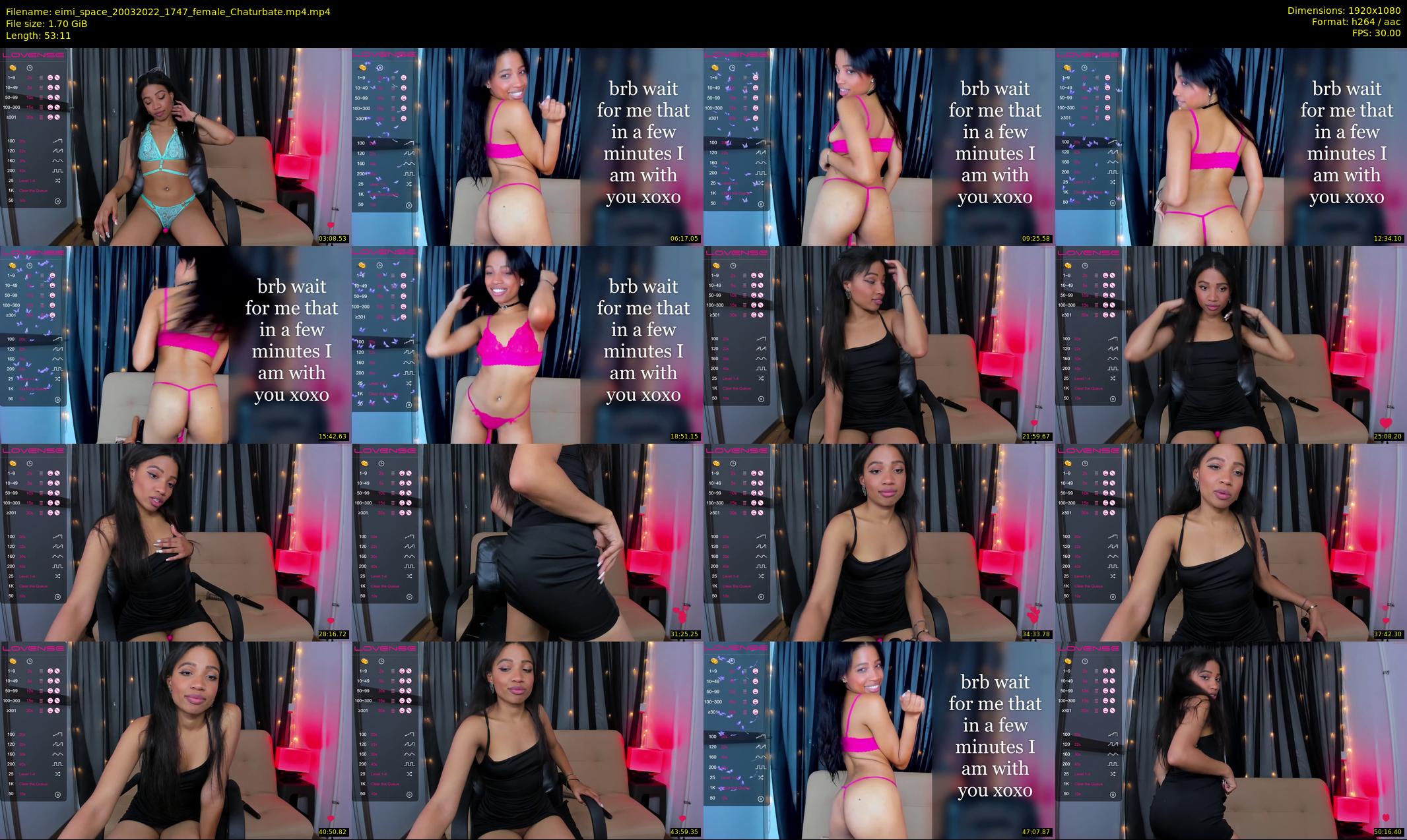 eimi_space — 54 minute Chaturbate female cam show recording, 1080p, Mar 20, 2022