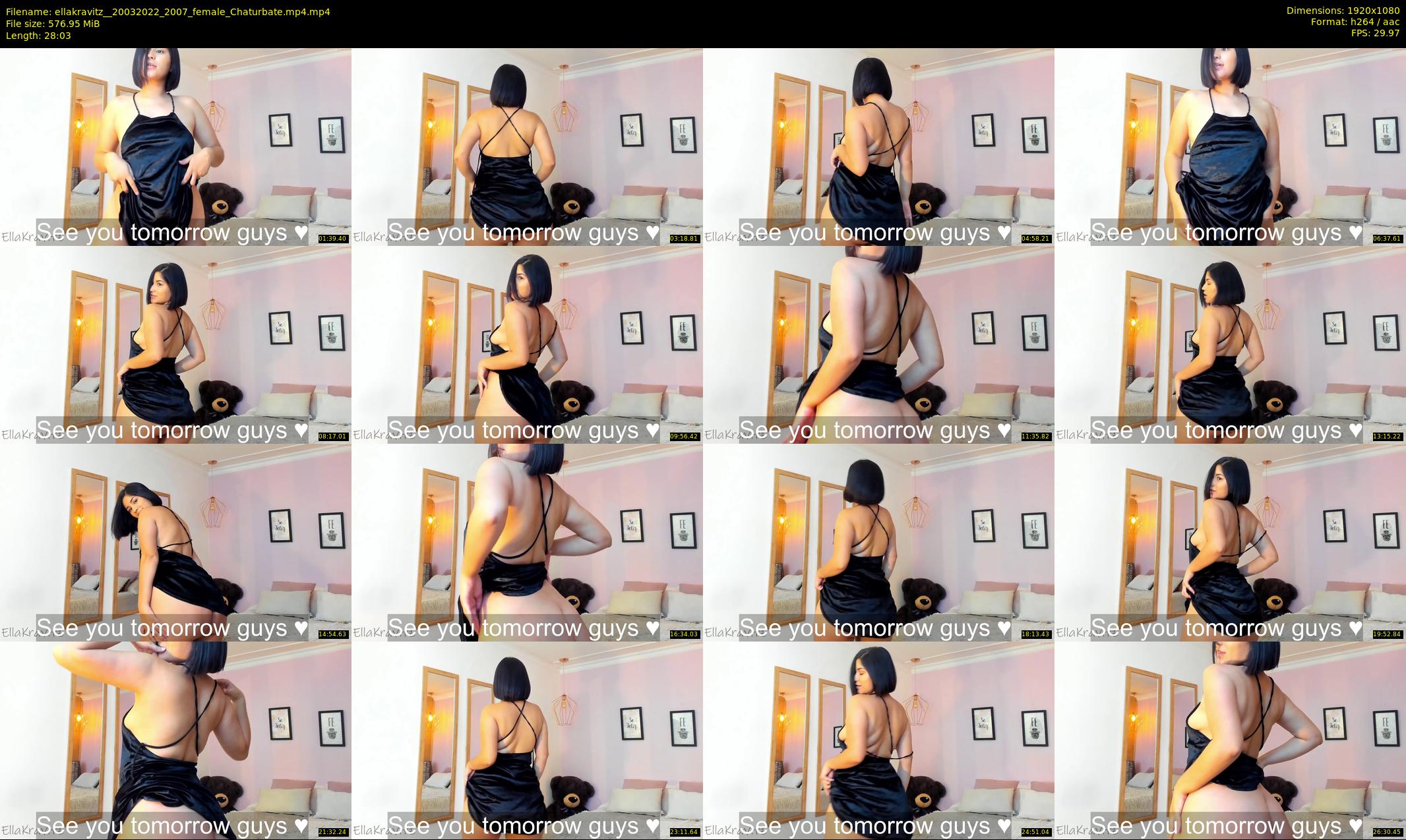 ellakravitz_ — 29 minute Chaturbate female cam show recording, 1080p, Mar 20, 2022