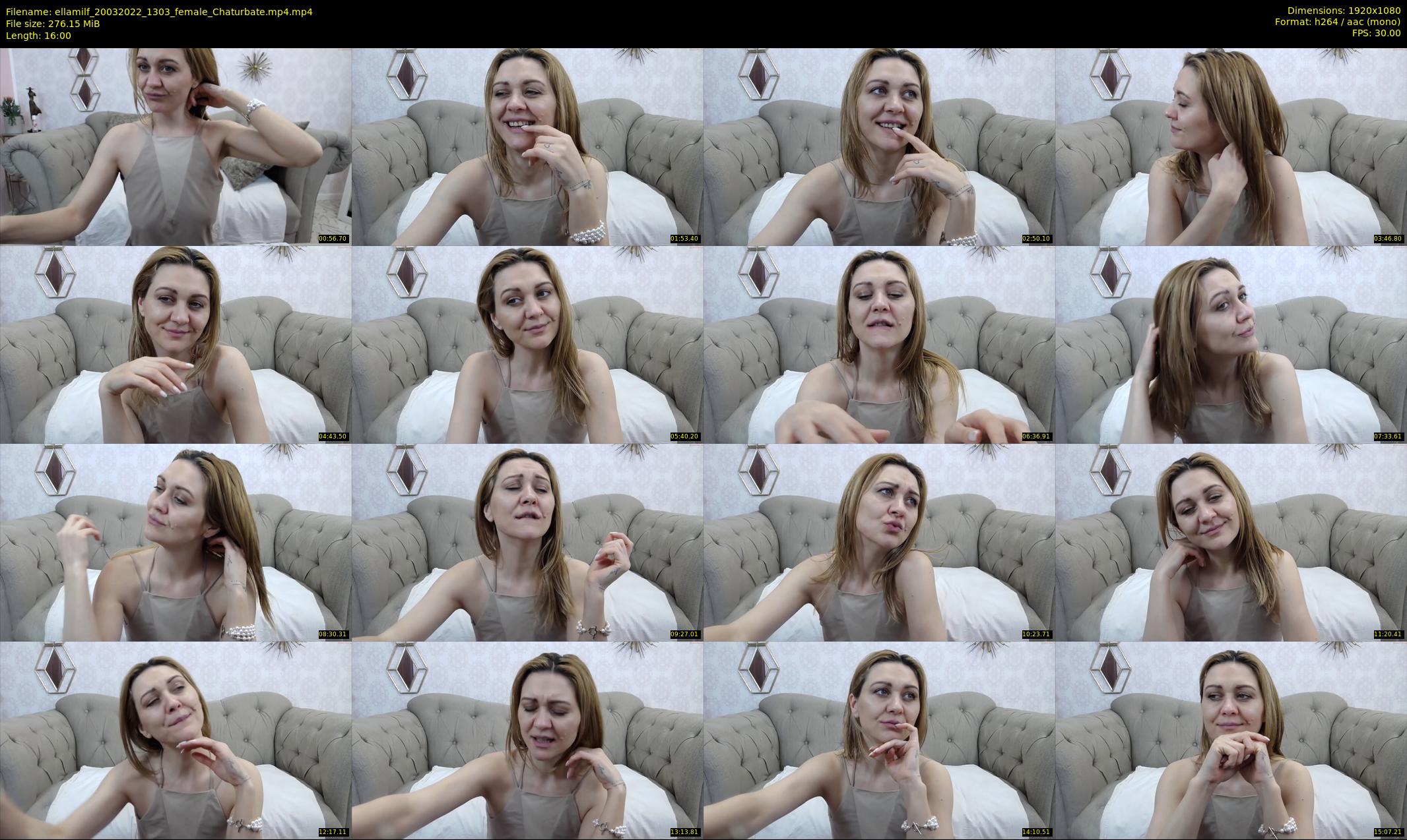 ellamilf — 16 minute Chaturbate female cam show recording, 1080p, Mar 20, 2022