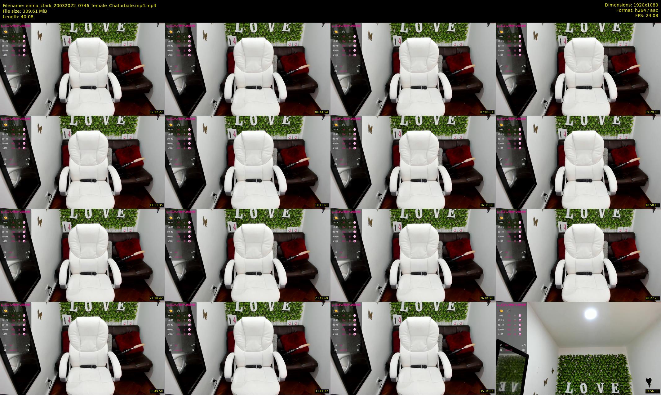 enma_clark — 41 minute Chaturbate female cam show recording, 1080p, Mar 20, 2022