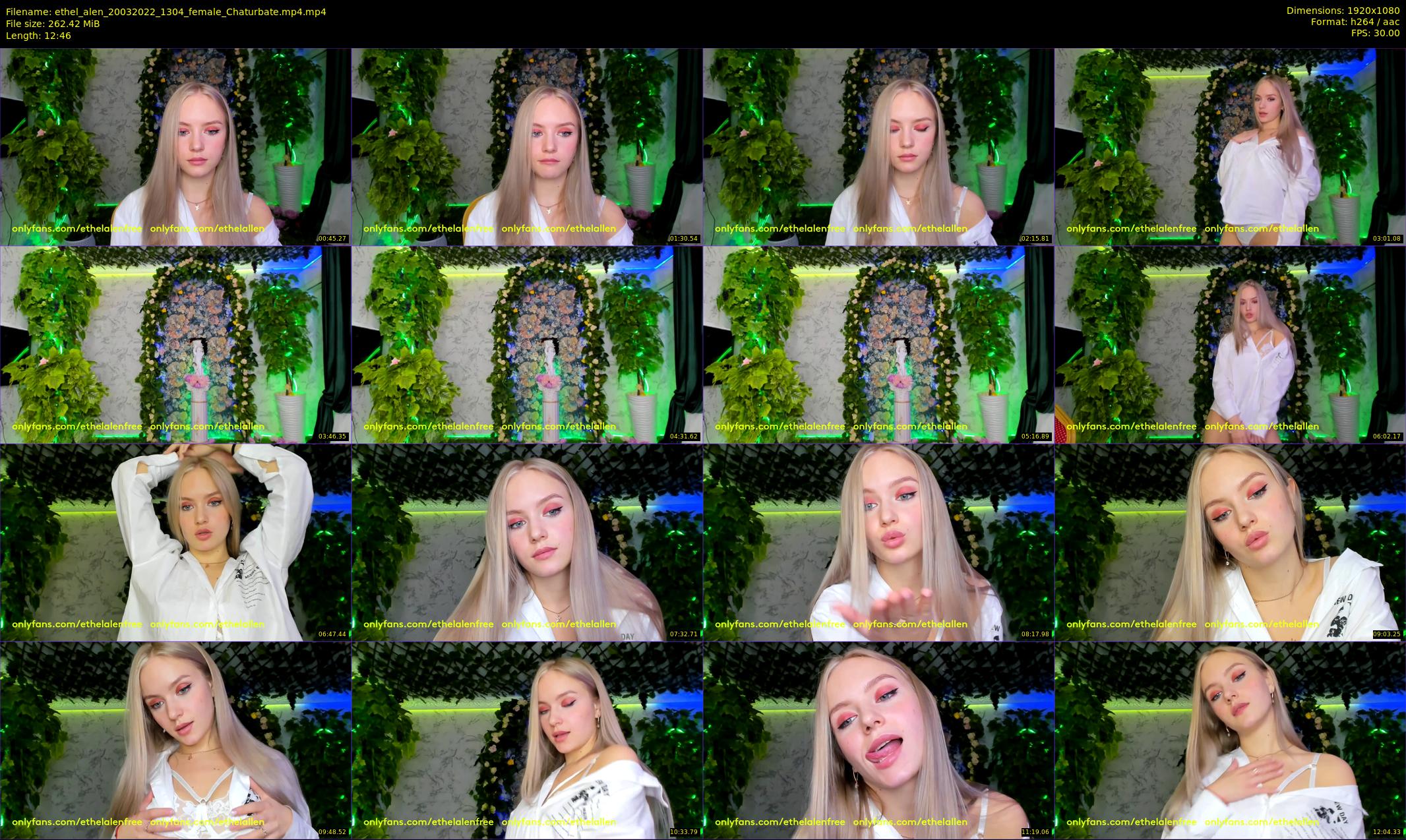 ethel_alen — 13 minute Chaturbate female cam show recording, 1080p, Mar 20, 2022