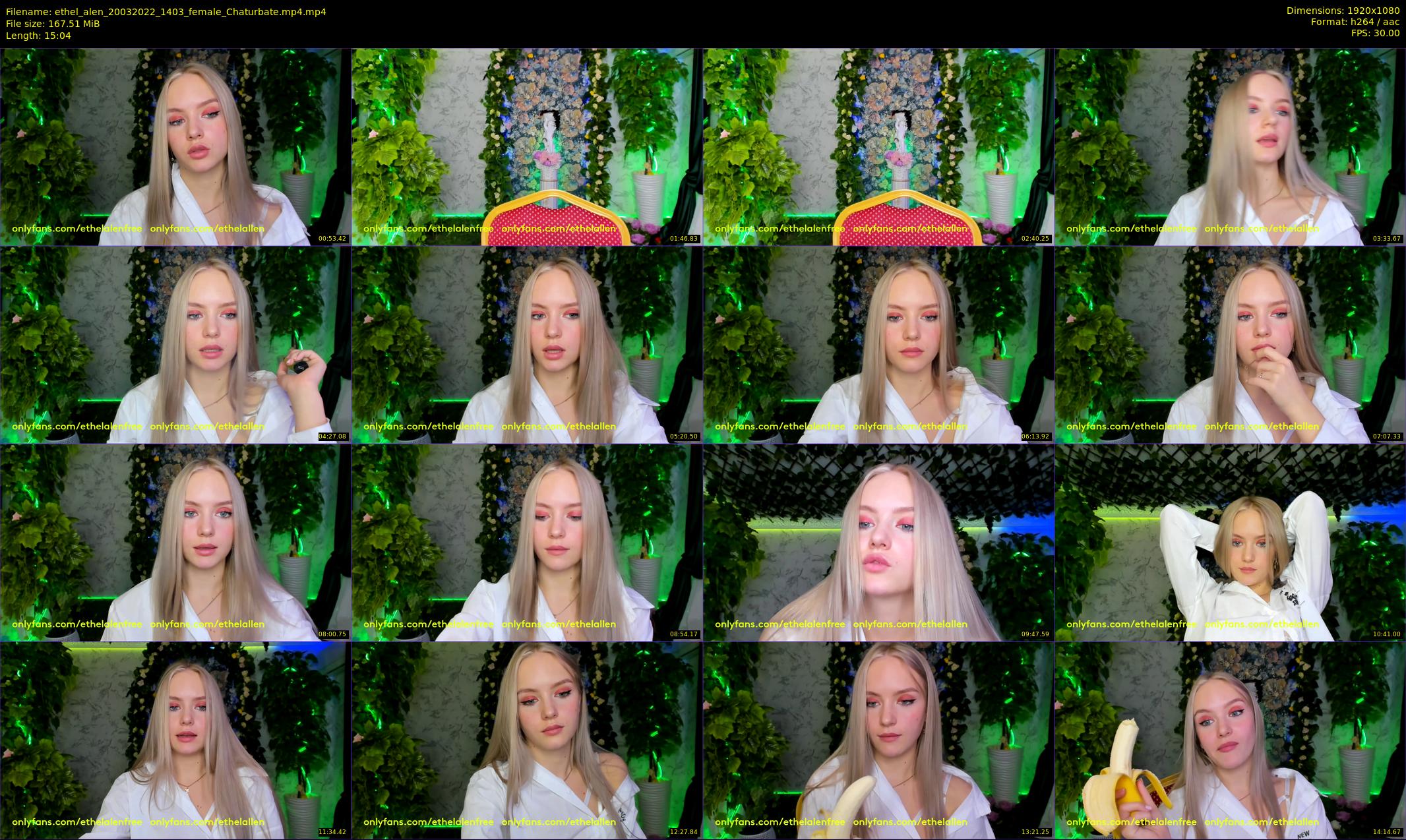 ethel_alen — 16 minute Chaturbate female cam show recording, 1080p, Mar 20, 2022
