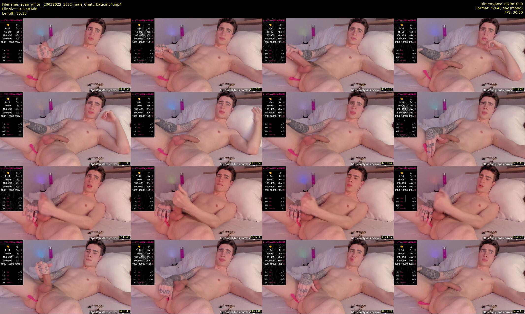 evan_white_ — 6 minute Chaturbate male cam show recording, 1080p, Mar 20, 2022