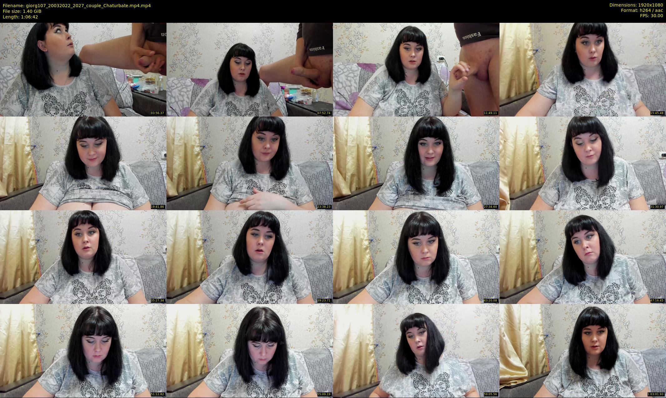 giorg107 — 67 minute Chaturbate couple cam show recording, 1080p, Mar 20, 2022