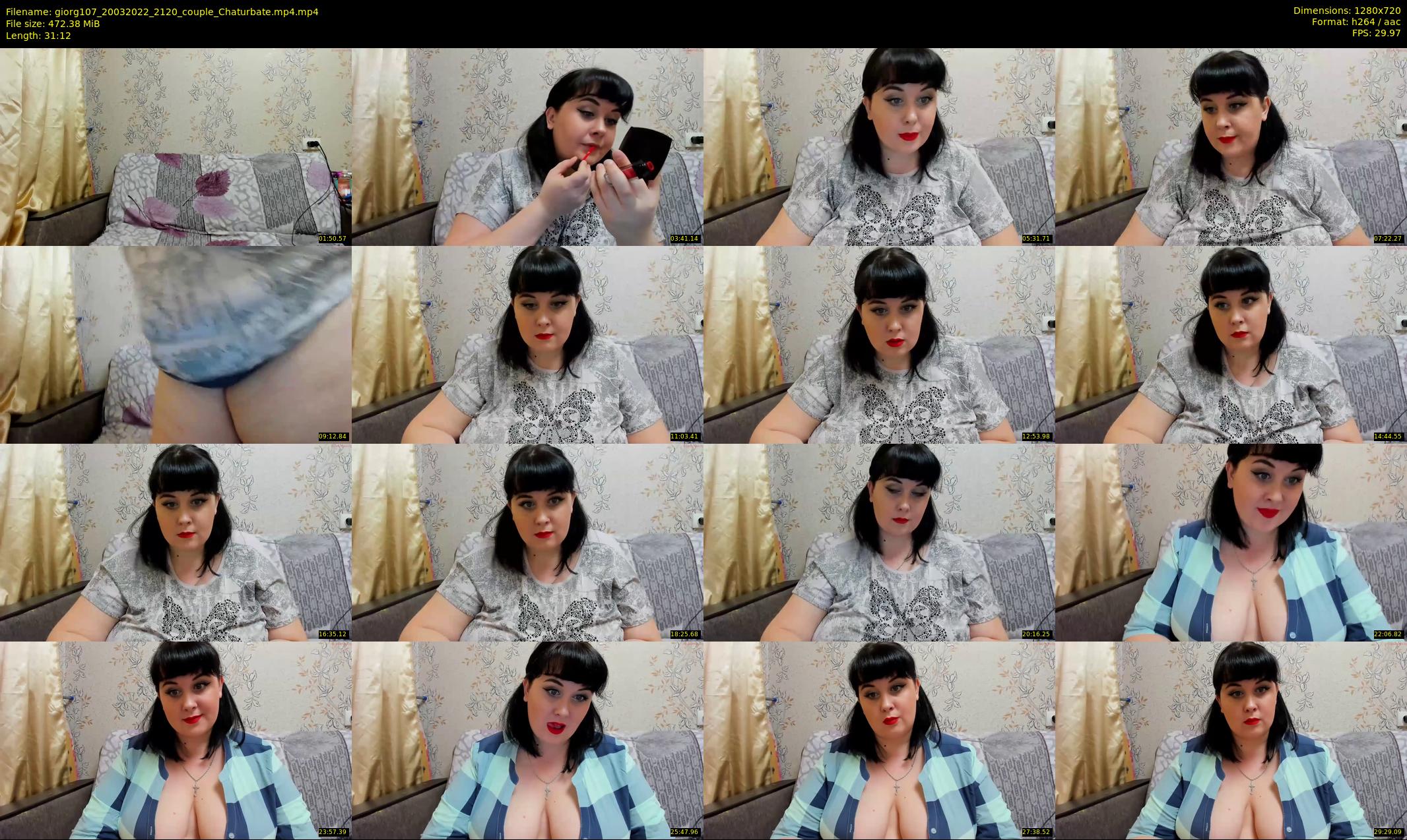 giorg107 — 32 minute Chaturbate couple cam show recording, 720p, Mar 20, 2022