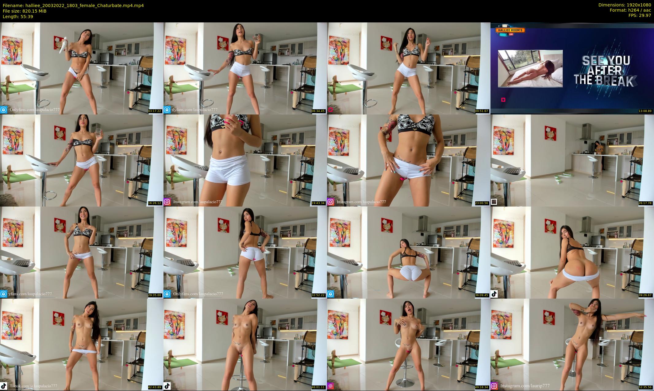 halliee — 56 minute Chaturbate couple cam show recording, 1080p, Mar 20, 2022