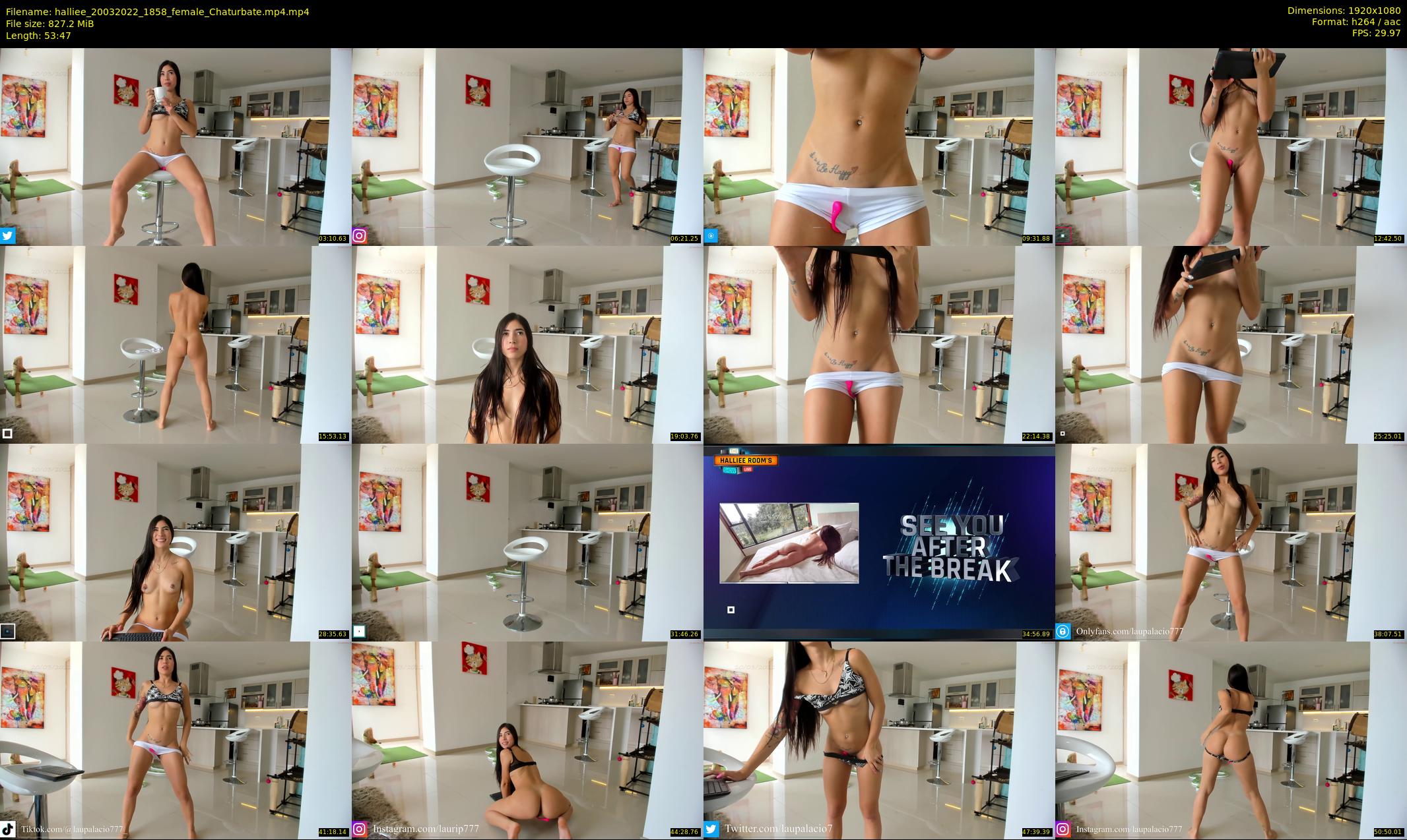 halliee — 54 minute Chaturbate couple cam show recording, 1080p, Mar 20, 2022