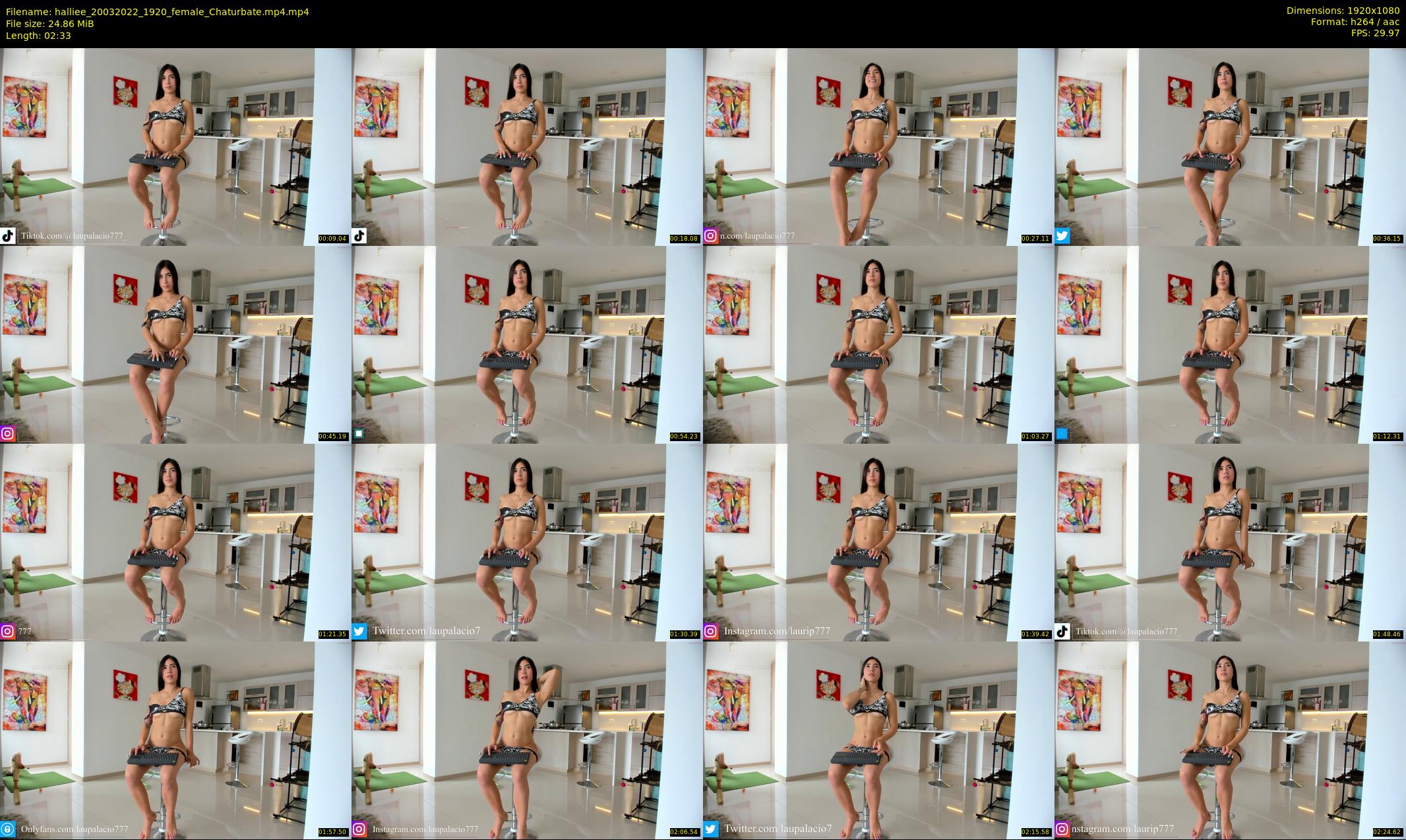 halliee — 3 minute Chaturbate couple cam show recording, 1080p, Mar 20, 2022