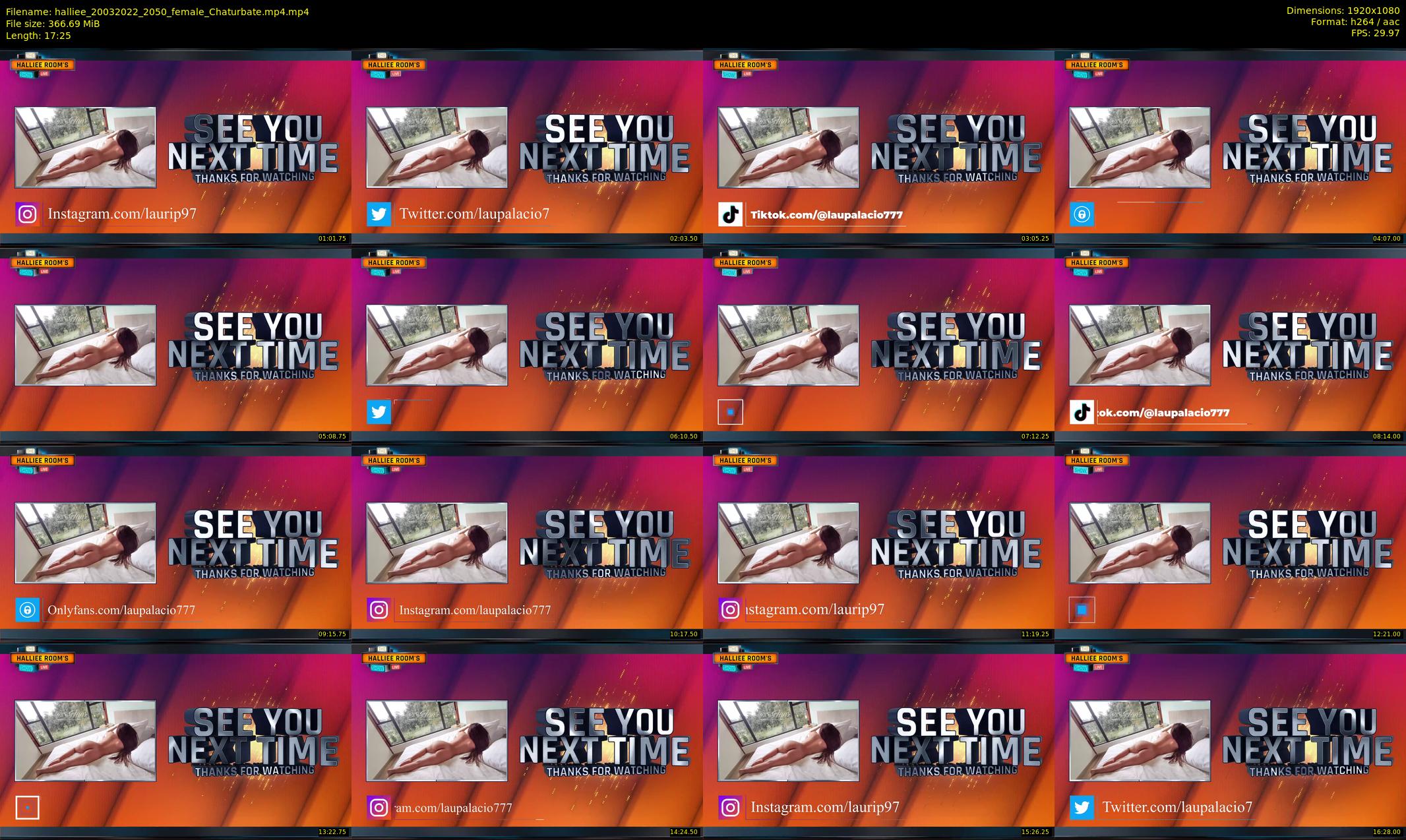 halliee — 18 minute Chaturbate couple cam show recording, 1080p, Mar 20, 2022