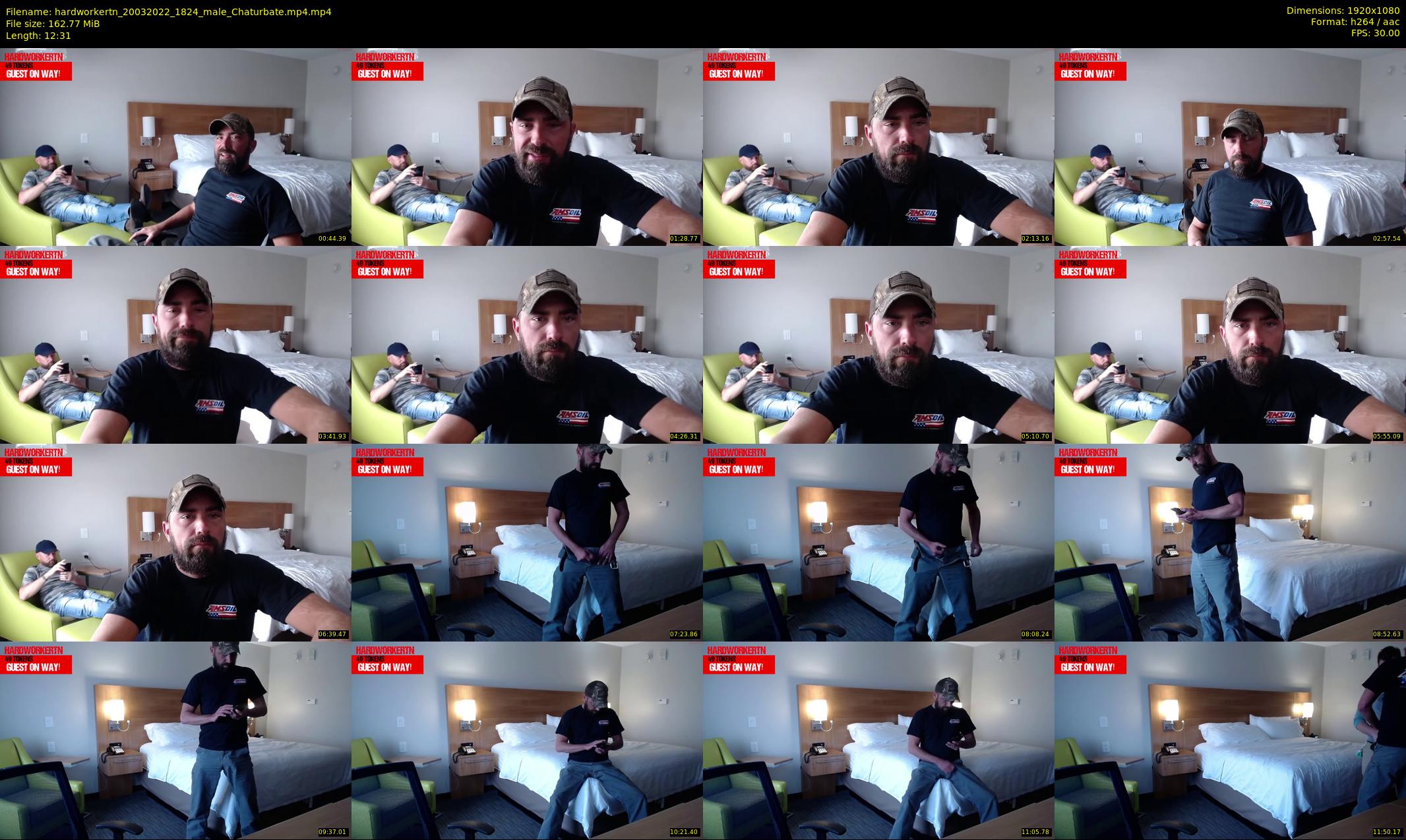 hardworkertn — 13 minute Chaturbate male cam show recording, 1080p, Mar 20, 2022
