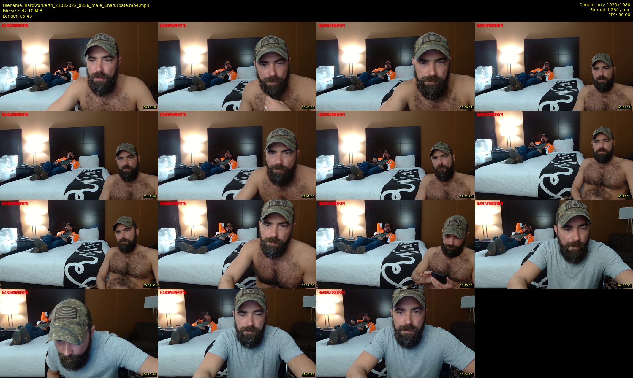 hardworkertn — 6 minute Chaturbate male cam show recording, 1080p, Mar 21, 2022