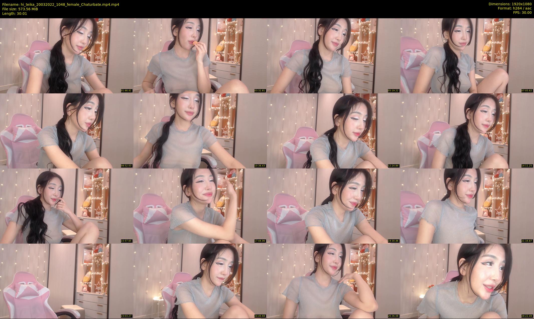 hi_teika — 31 minute Chaturbate female cam show recording, 1080p, Mar 20, 2022