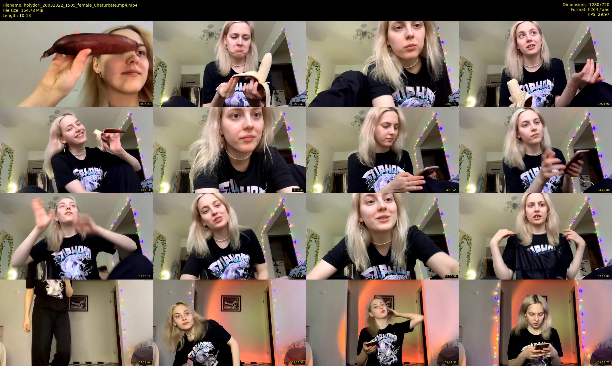 holydori — 11 minute Chaturbate female cam show recording, 720p, Mar 20, 2022