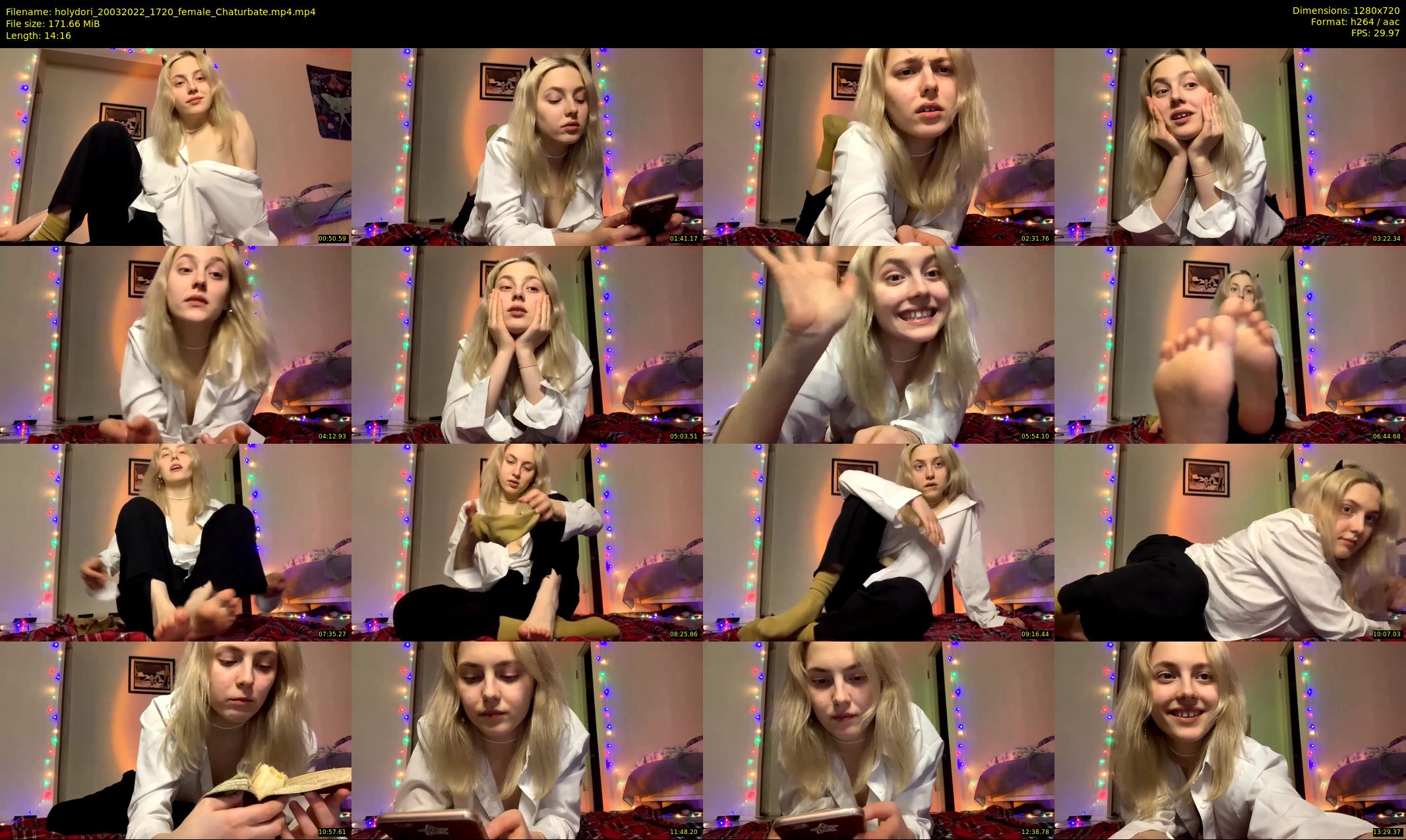 holydori — 15 minute Chaturbate female cam show recording, 720p, Mar 20, 2022
