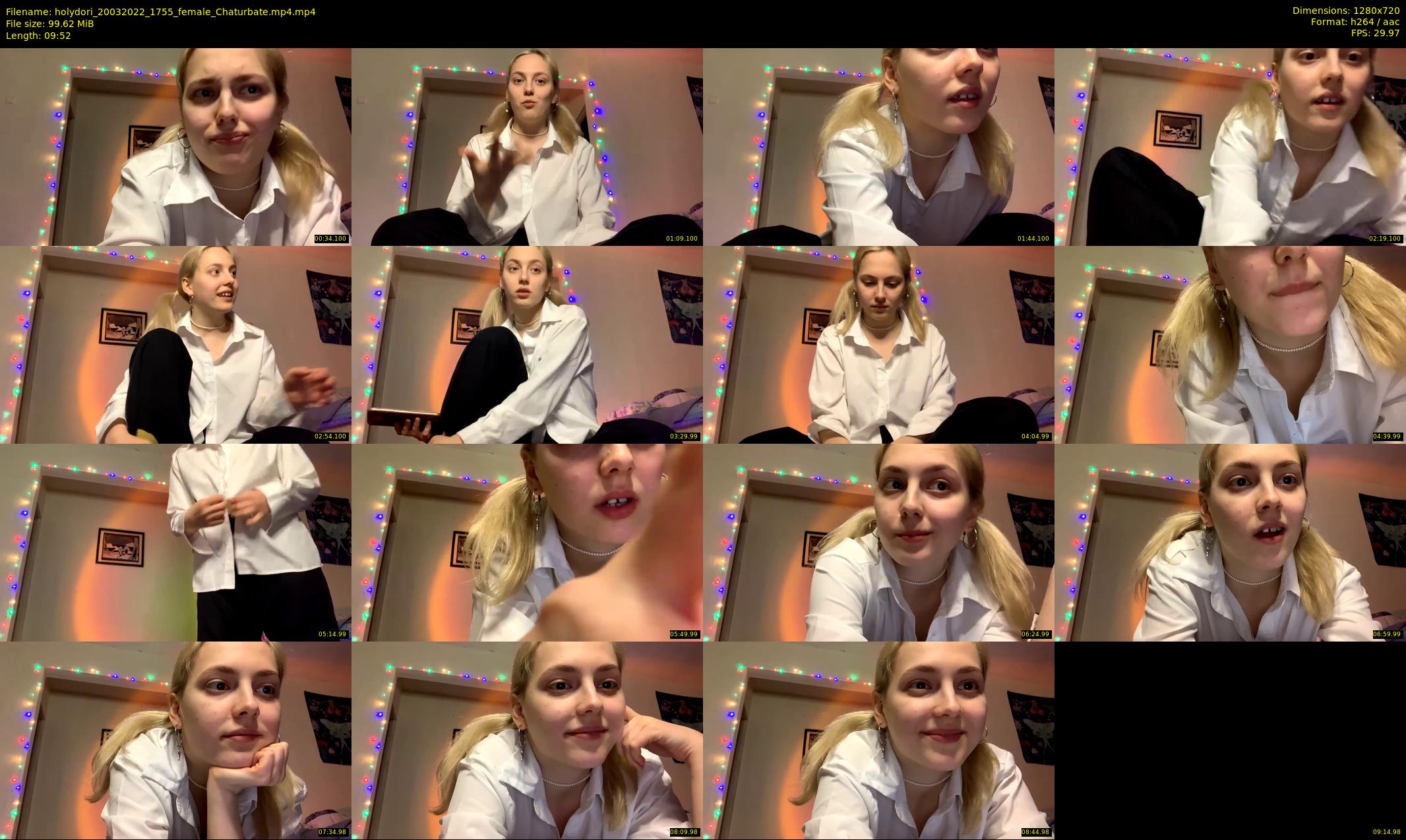 holydori — 10 minute Chaturbate female cam show recording, 720p, Mar 20, 2022
