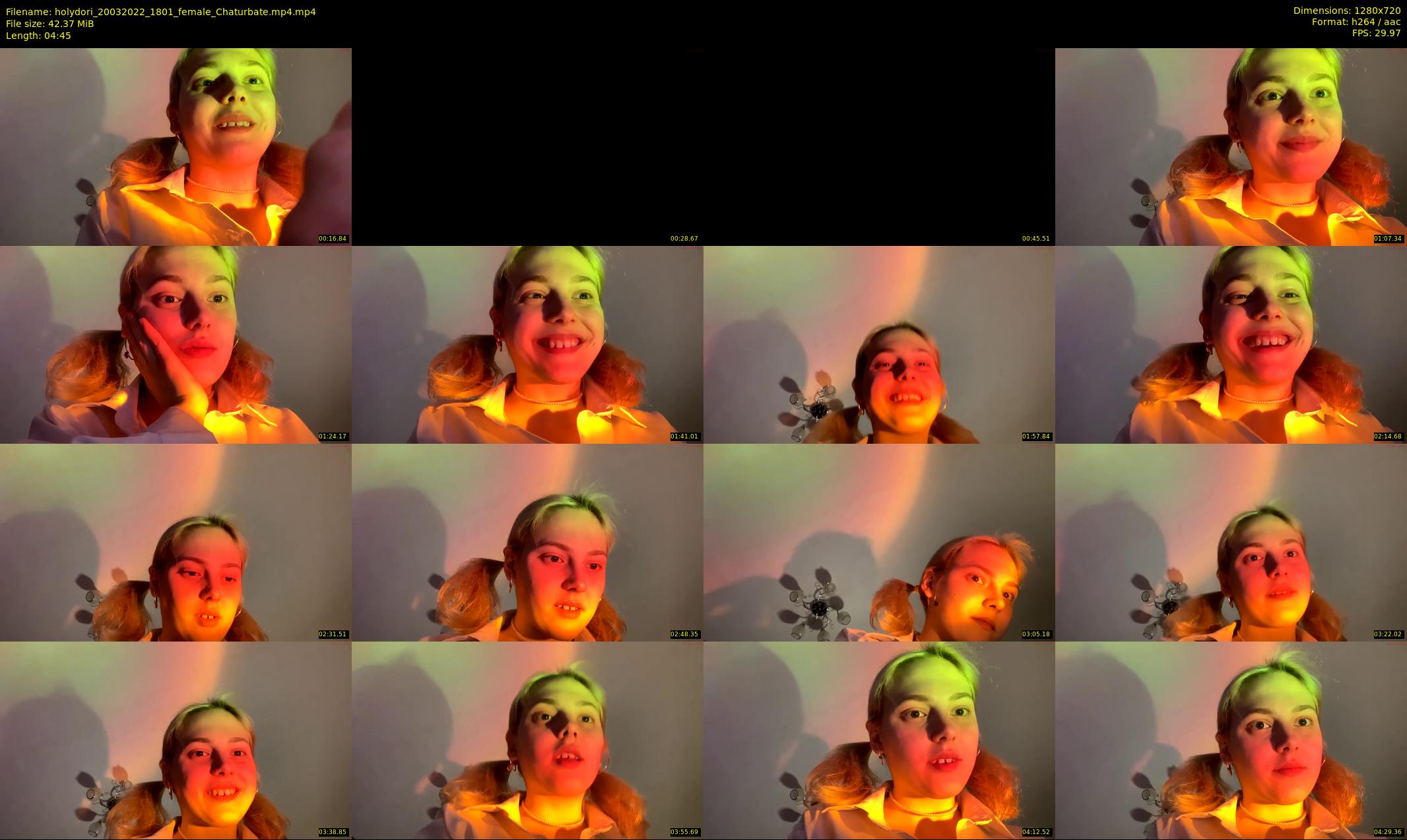 holydori — 5 minute Chaturbate female cam show recording, 720p, Mar 20, 2022