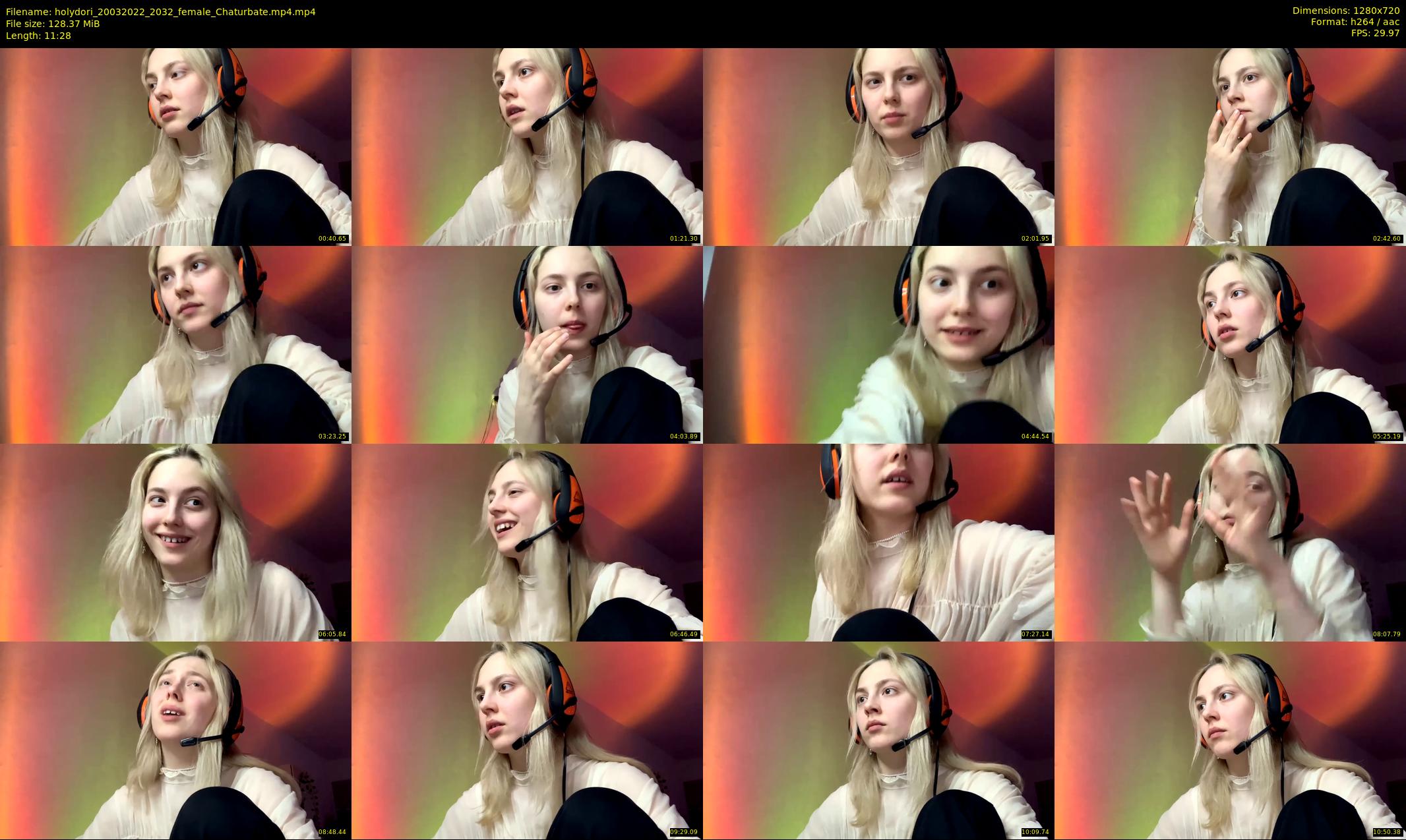 holydori — 12 minute Chaturbate female cam show recording, 720p, Mar 20, 2022