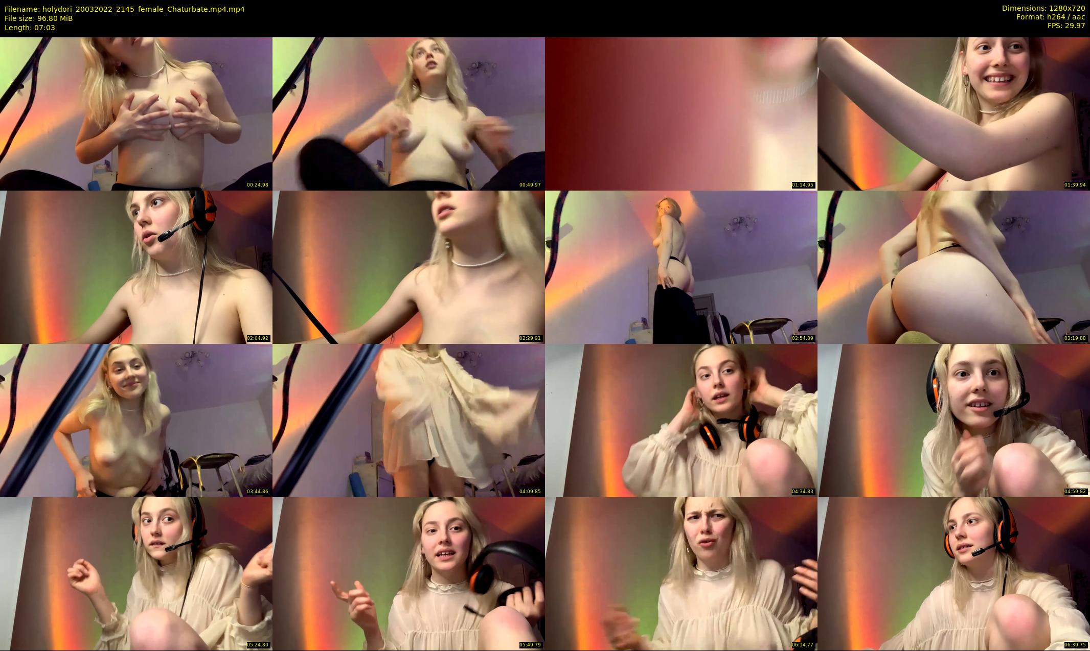 holydori — 8 minute Chaturbate female cam show recording, 720p, Mar 20, 2022