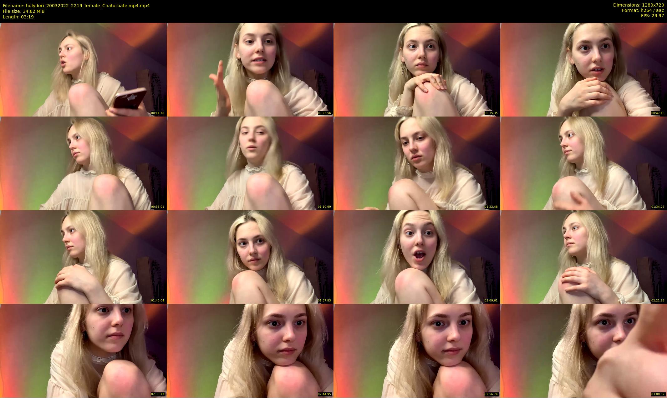 holydori — 4 minute Chaturbate female cam show recording, 720p, Mar 20, 2022