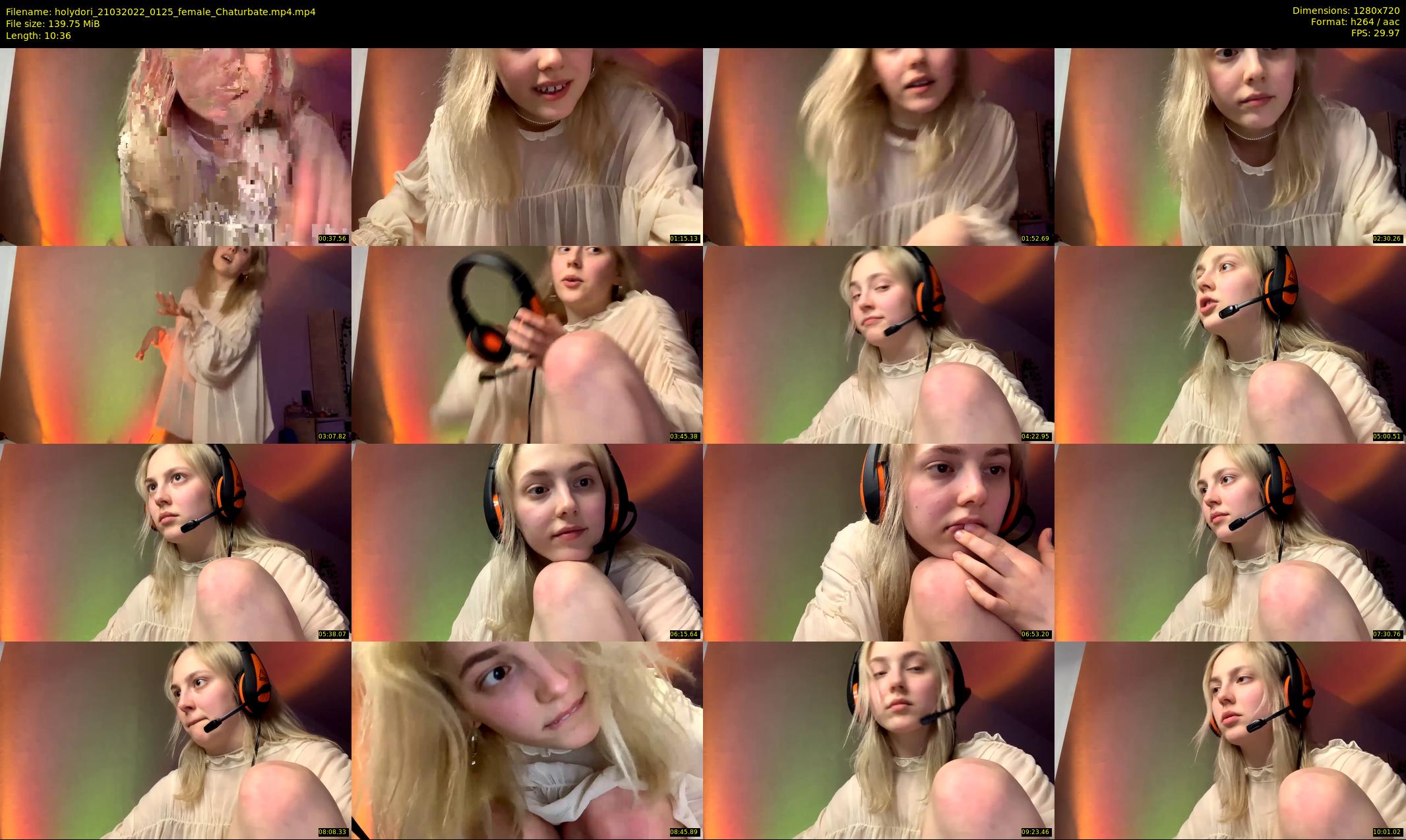 holydori — 11 minute Chaturbate female cam show recording, 720p, Mar 21, 2022