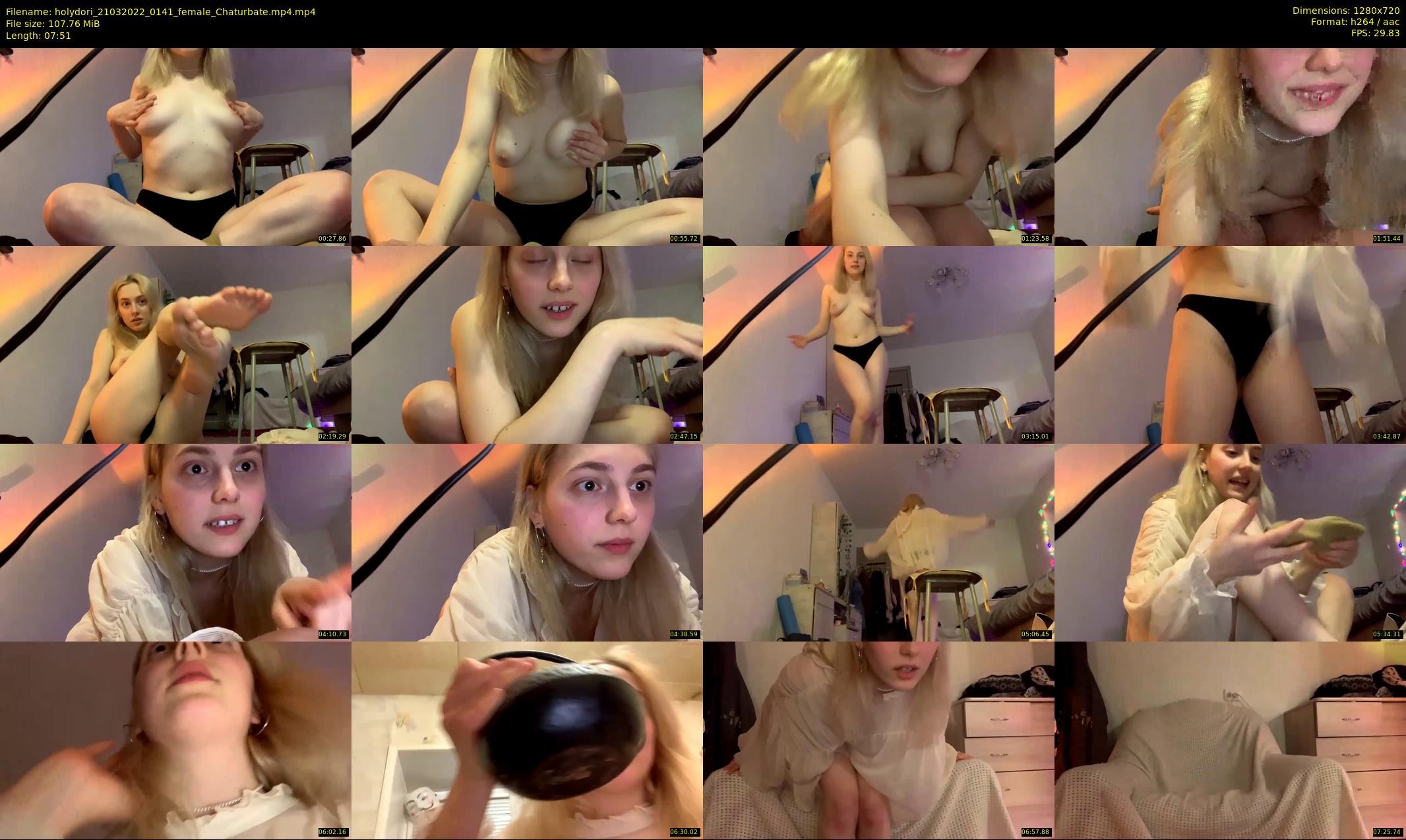 holydori — 8 minute Chaturbate female cam show recording, 720p, Mar 21, 2022