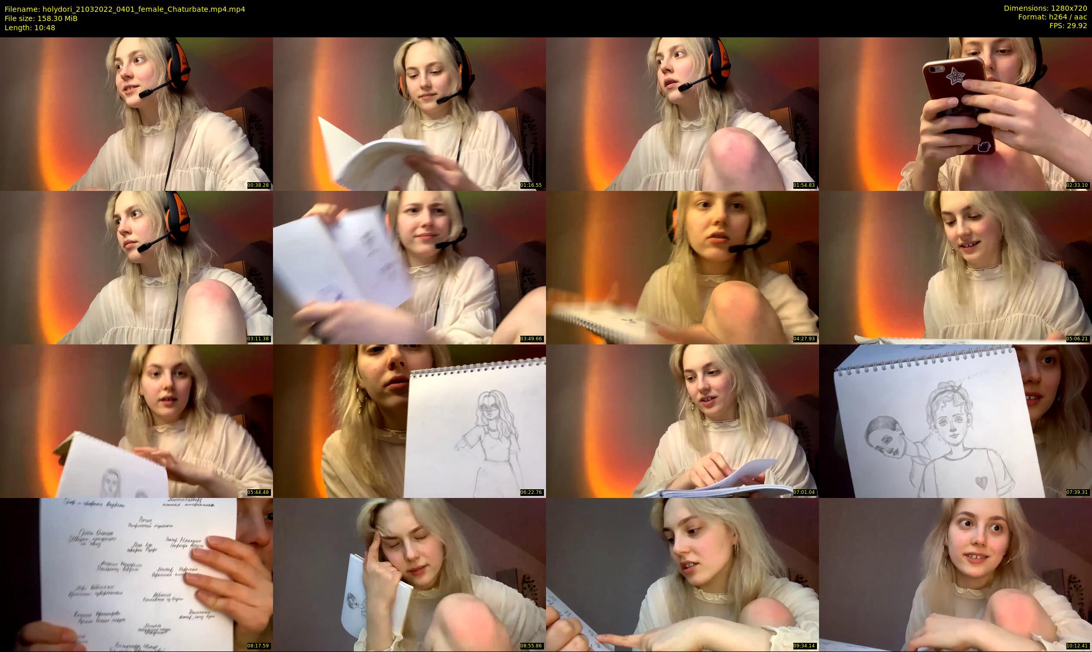 holydori — 11 minute Chaturbate female cam show recording, 720p, Mar 21, 2022