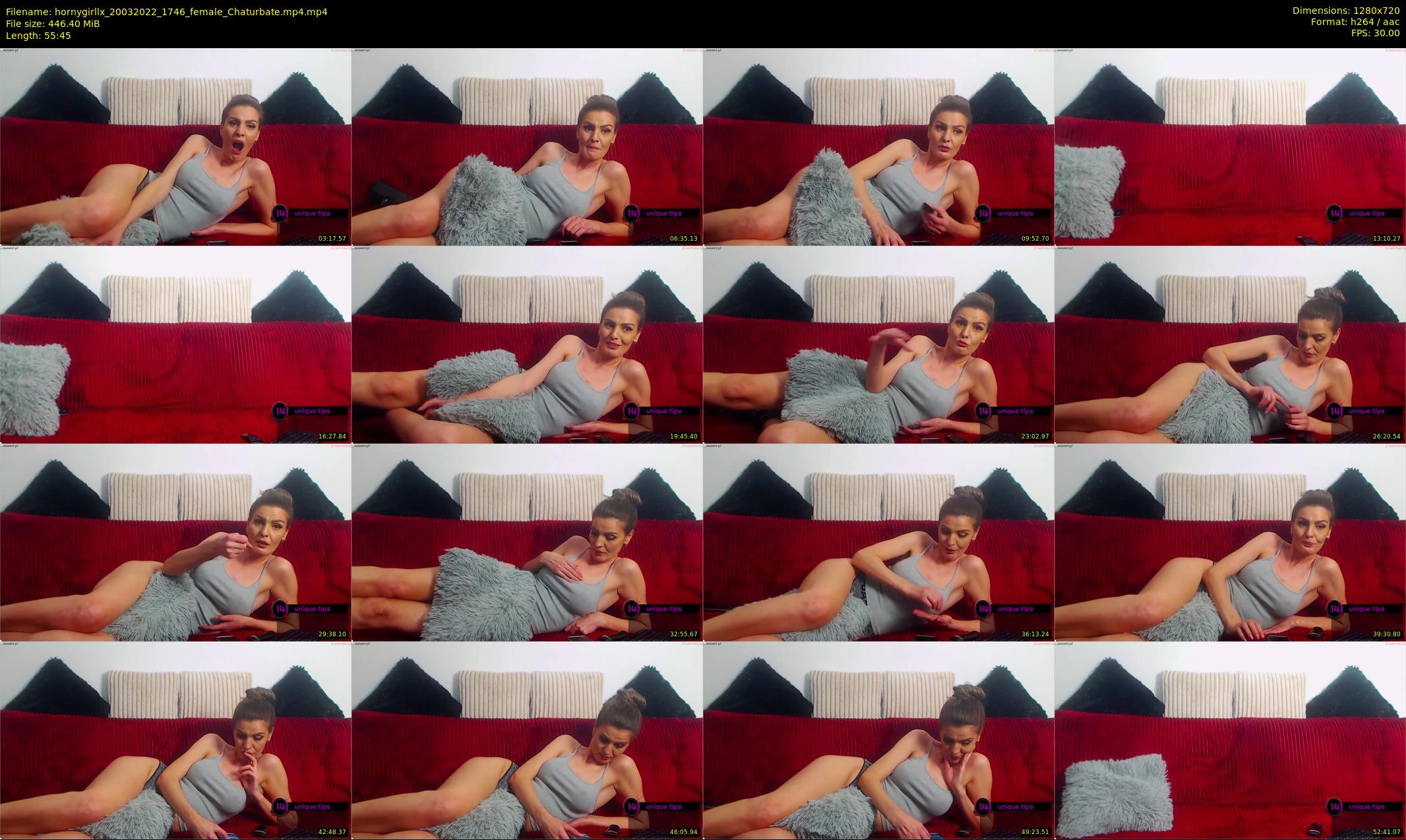 hornygirllx — 56 minute Chaturbate female cam show recording, 720p, Mar 20, 2022