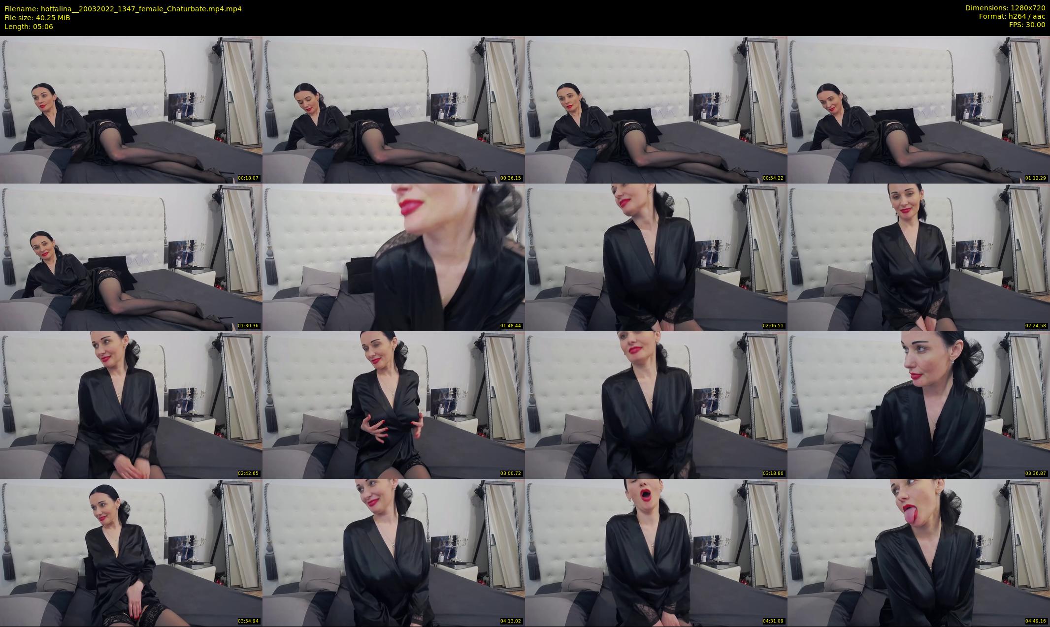 hottalina_ — 6 minute Chaturbate female cam show recording, 720p, Mar 20, 2022