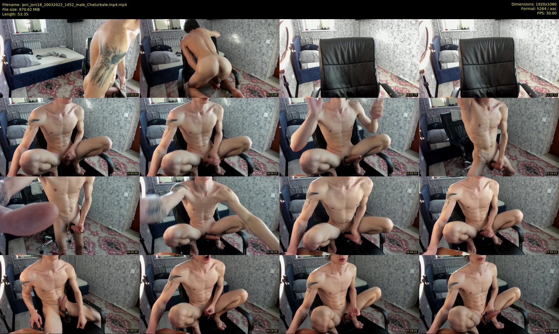 joni_joni18 — 54 minute Chaturbate male cam show recording, 1080p, Mar 20, 2022