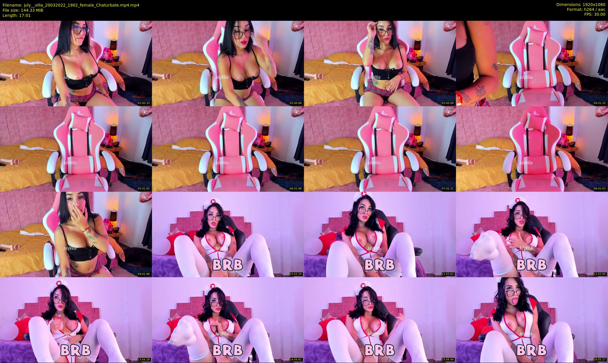 july__villa — 18 minute Chaturbate female cam show recording, 1080p, Mar 20, 2022