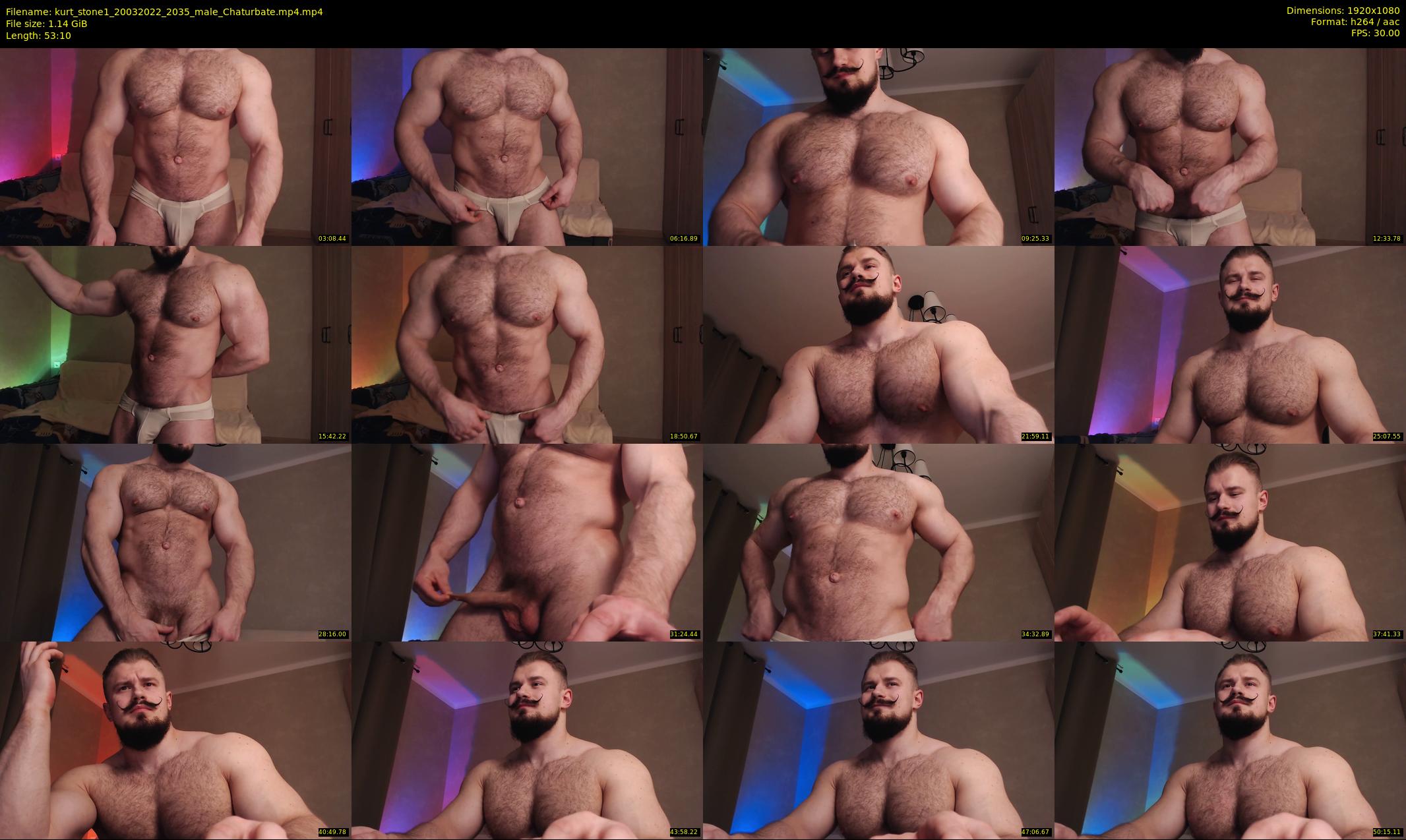 kurt_stone1 — 54 minute Chaturbate male cam show recording, 1080p, Mar 20, 2022