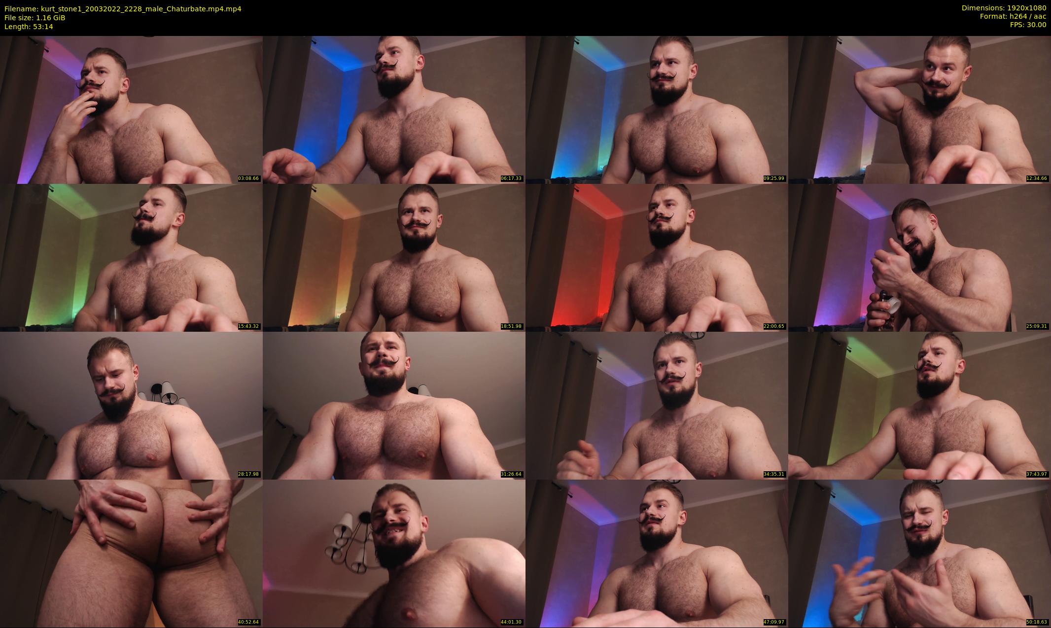 kurt_stone1 — 54 minute Chaturbate male cam show recording, 1080p, Mar 20, 2022