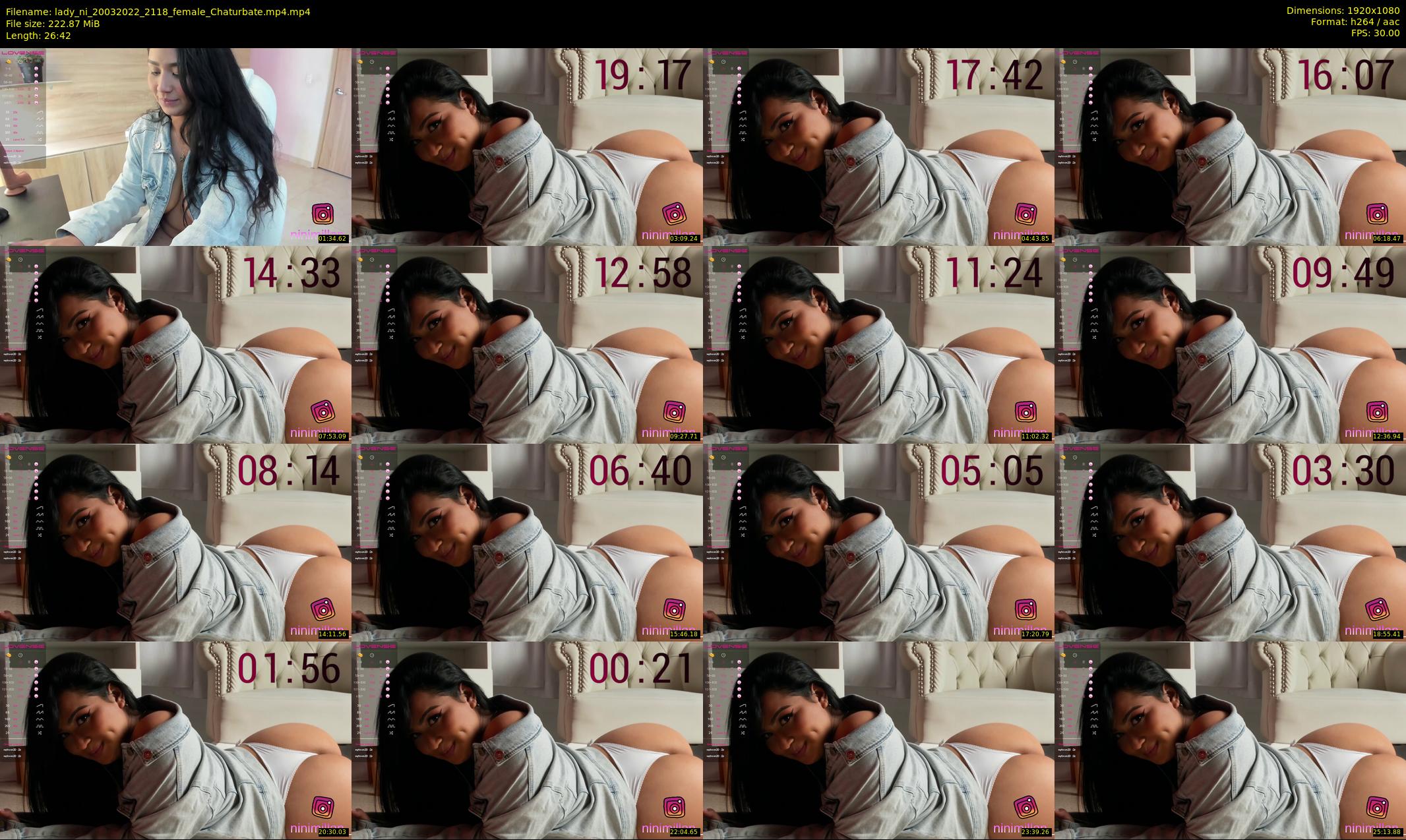 lady_ni — 27 minute Chaturbate female cam show recording, 1080p, Mar 20, 2022