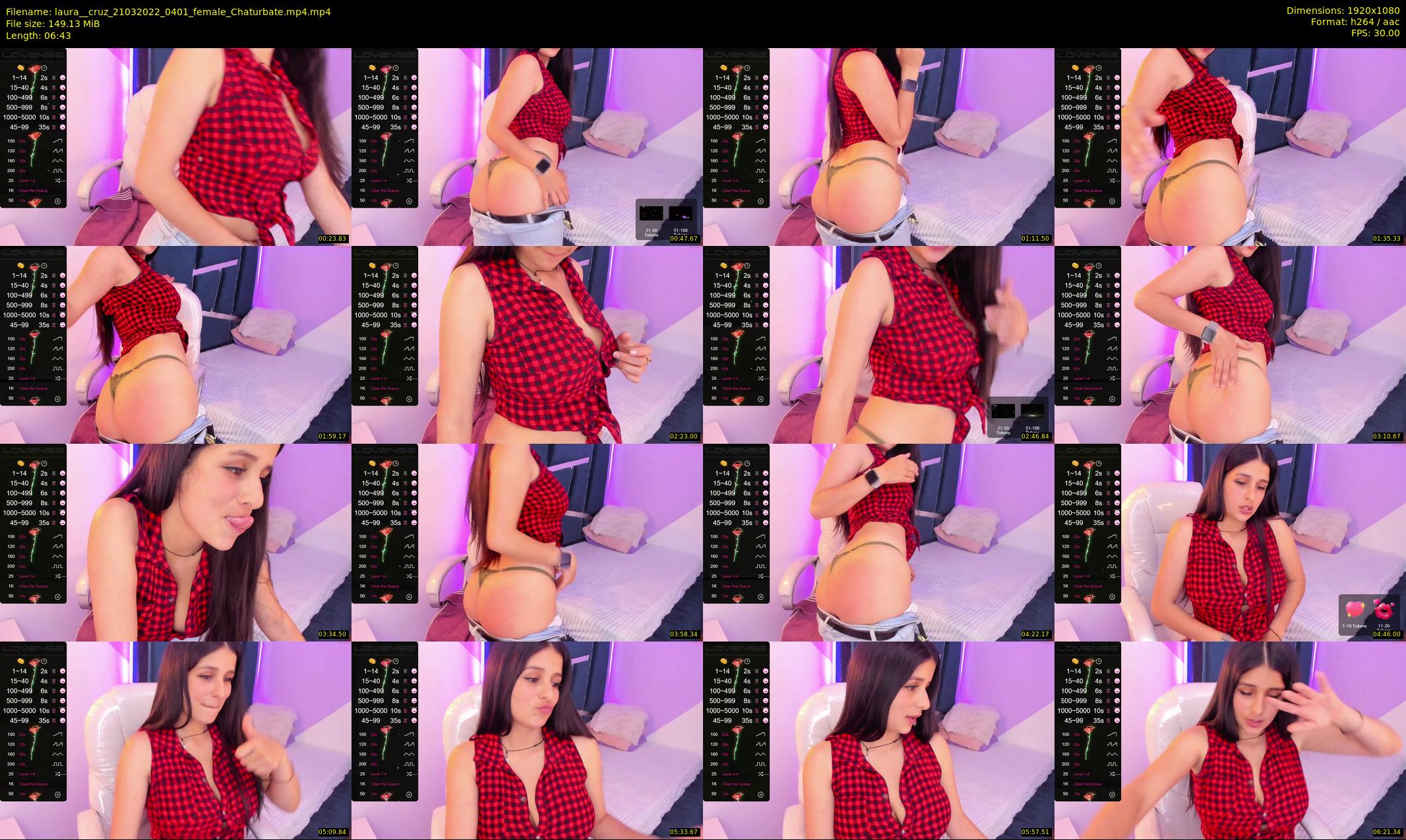 laura__cruz — 7 minute Chaturbate female cam show recording, 1080p, Mar 21, 2022