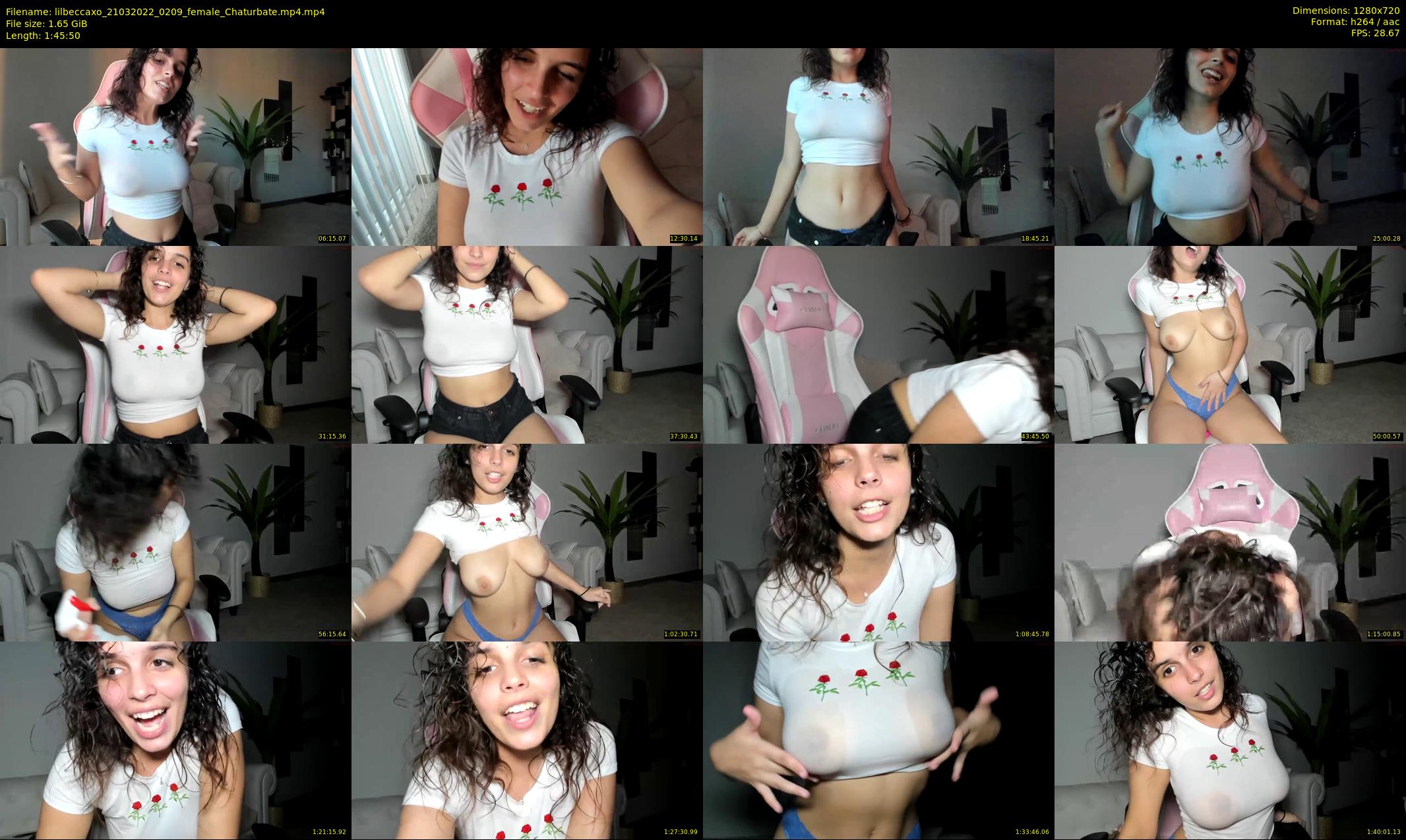 lilbeccaxo — 106 minute Chaturbate female cam show recording, 720p, Mar 21, 2022